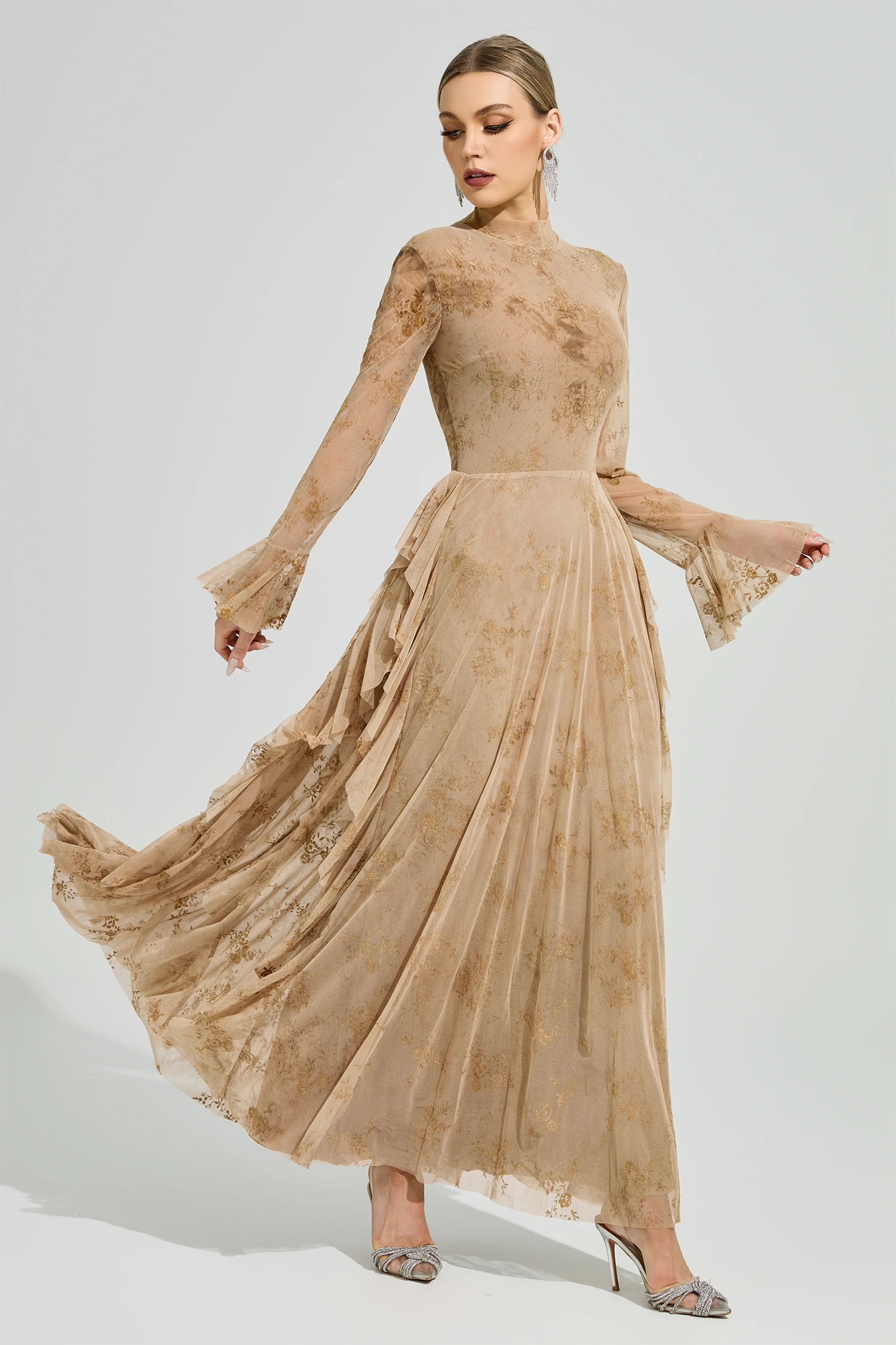 Galileo Khaki Prom Dress