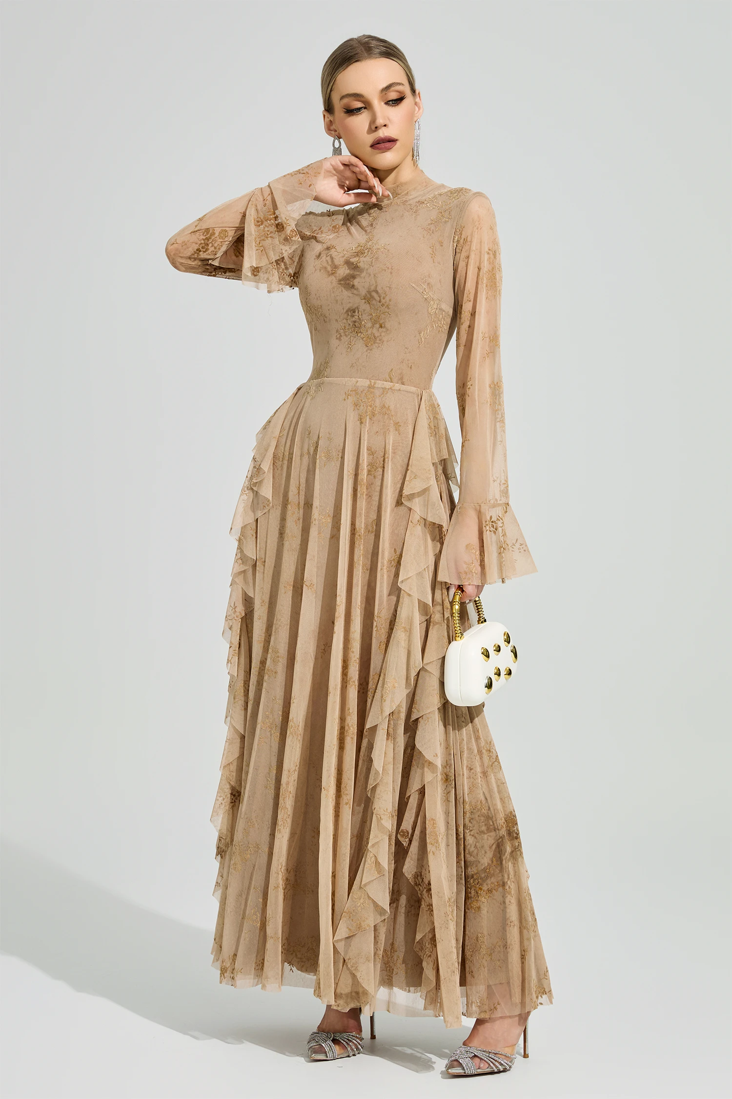 Galileo Khaki Prom Dress