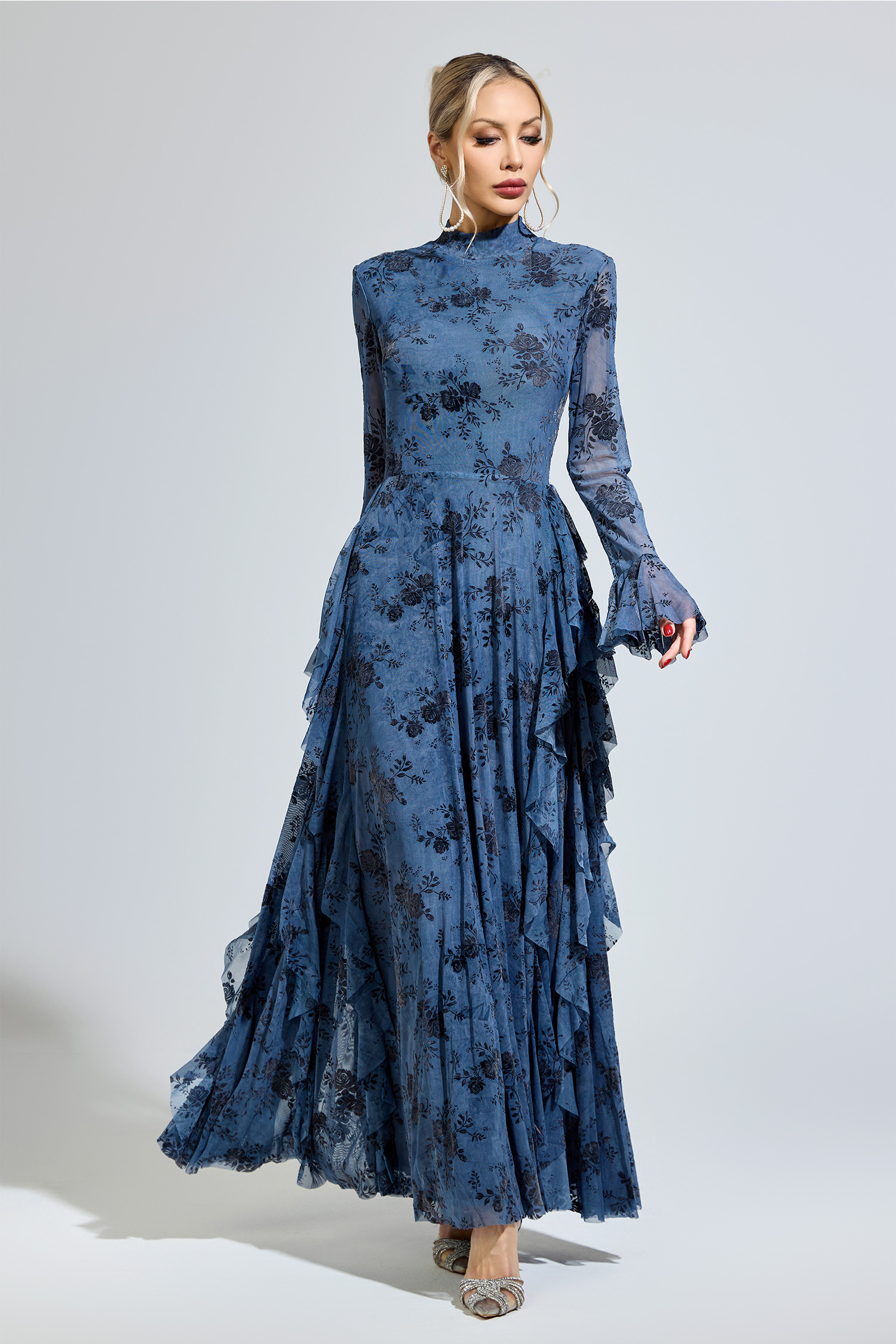 Galileo Gray Prom Dress