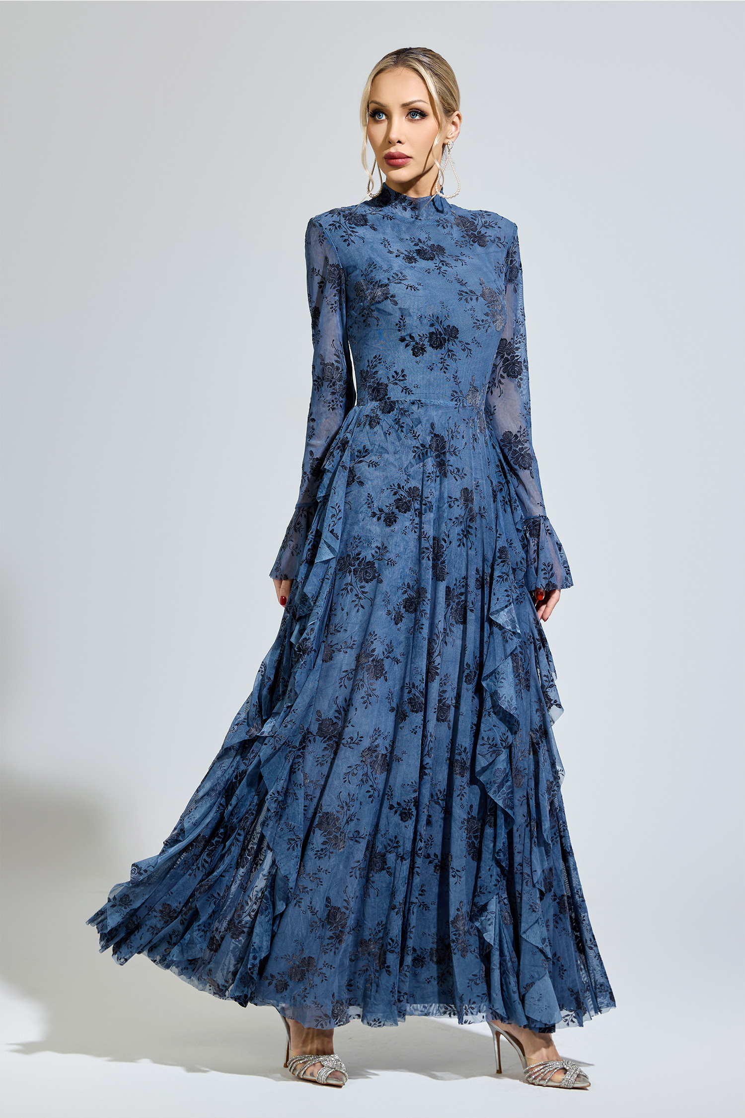 Galileo Gray Prom Dress