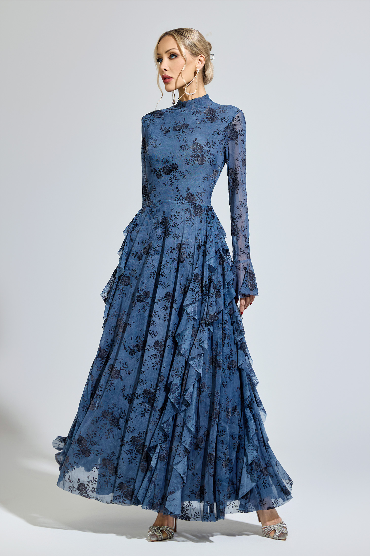 Galileo Gray Prom Dress