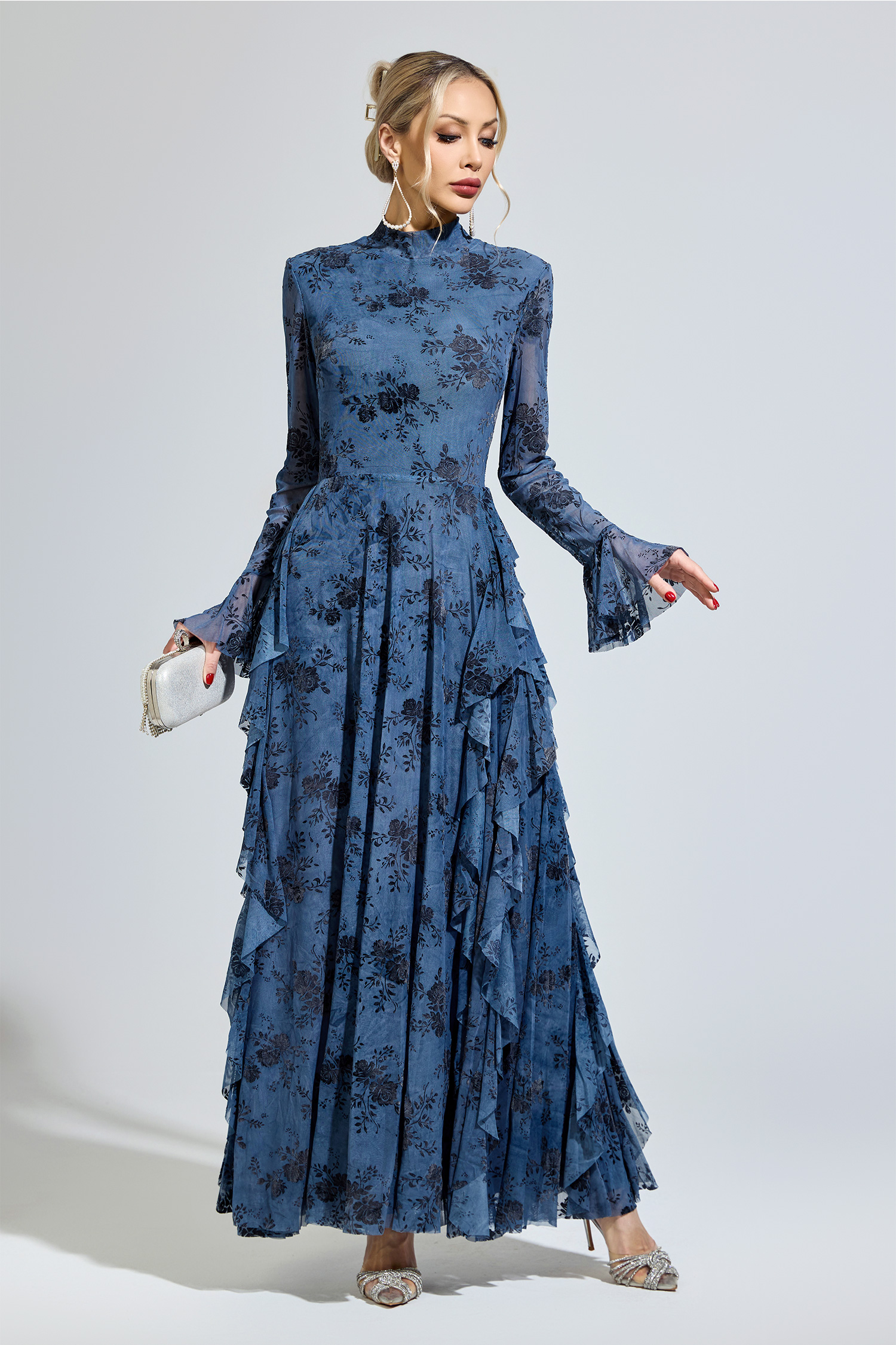 Galileo Gray Prom Dress