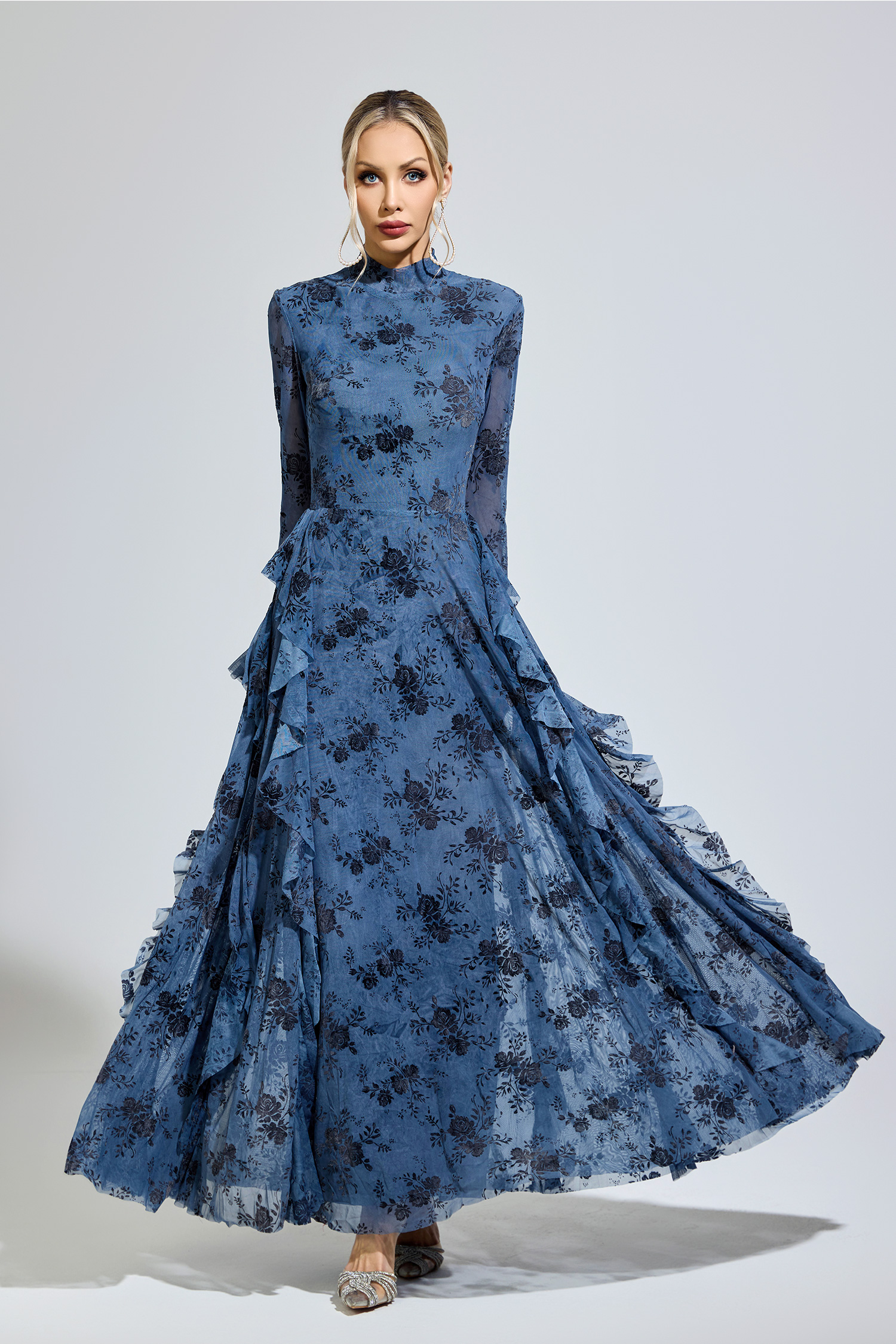 Galileo Gray Prom Dress