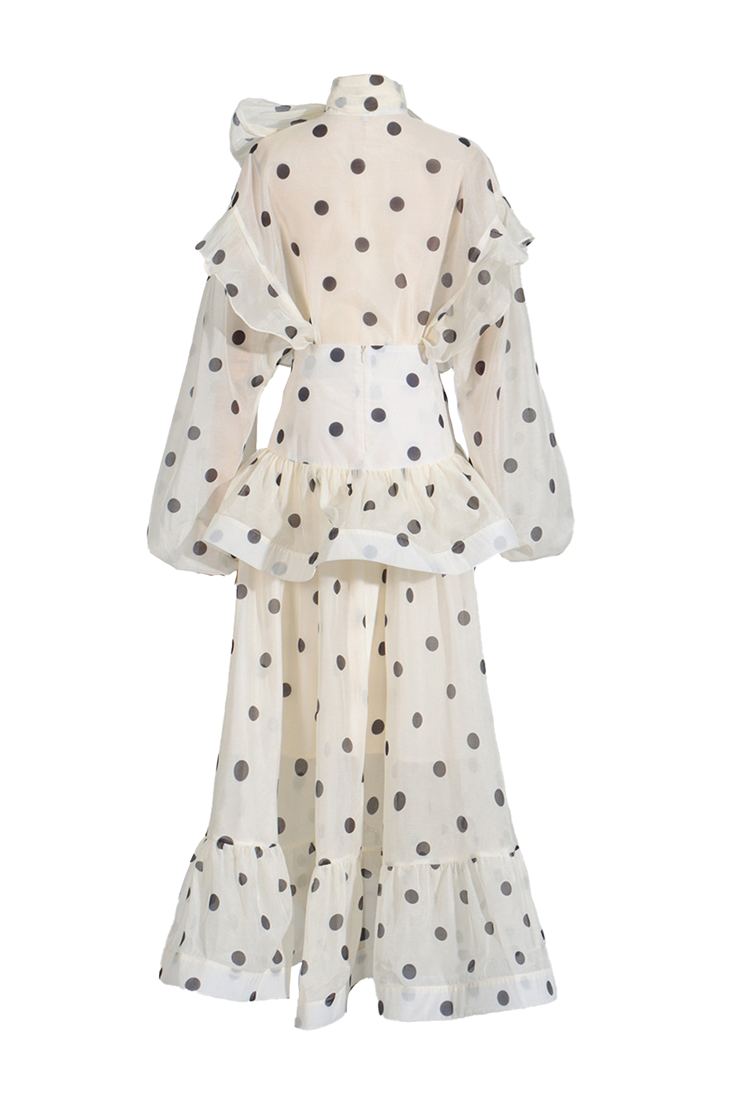 Galsworthy Apricot Polka Dot Set