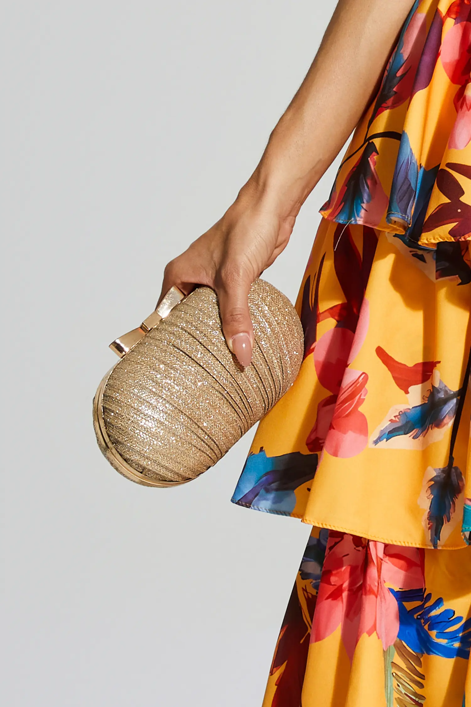 Gibbon Gold Clutch Bag-CATCHALL