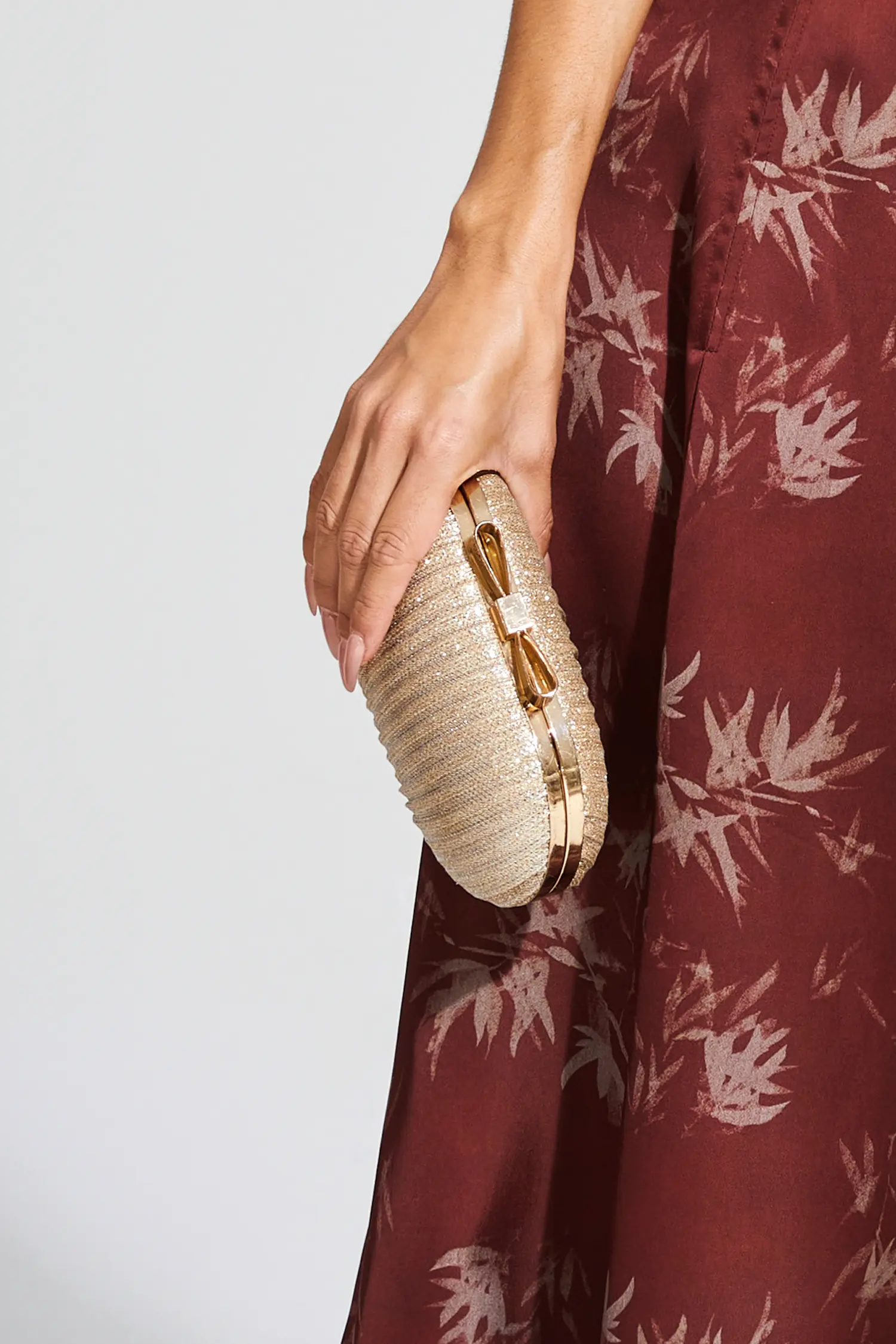 Gibbon Gold Clutch Bag-CATCHALL