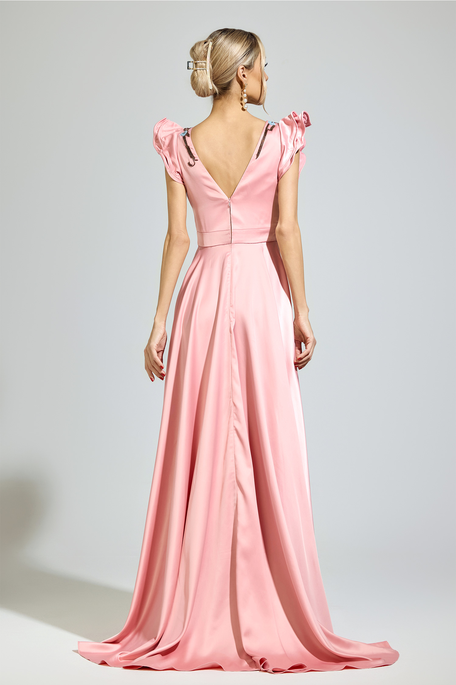 Hardy Pink Diamond Formal Dress