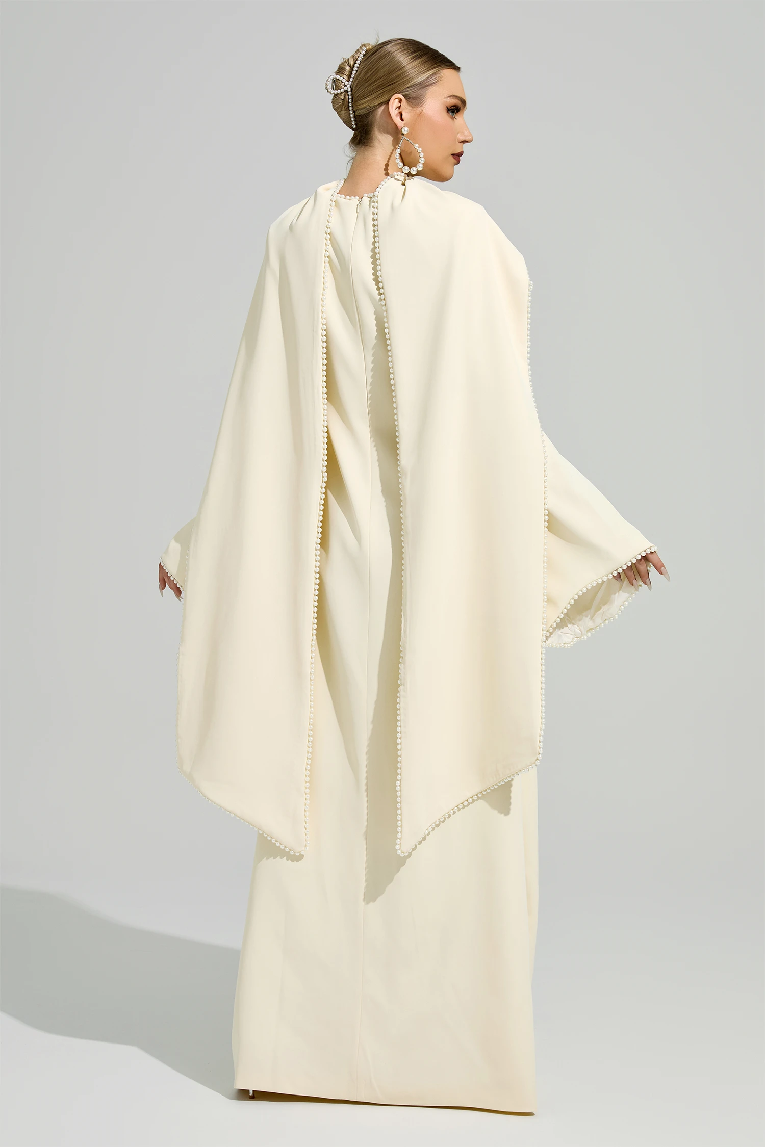 Hillevi Yellow Scarf Maxi Dress