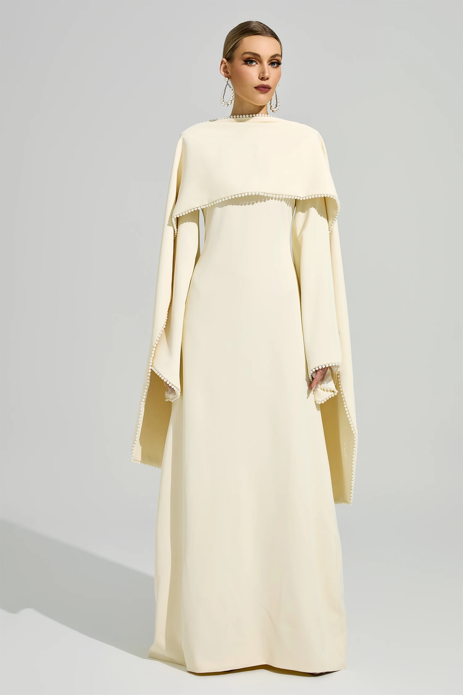 Hillevi Yellow Scarf Maxi Dress