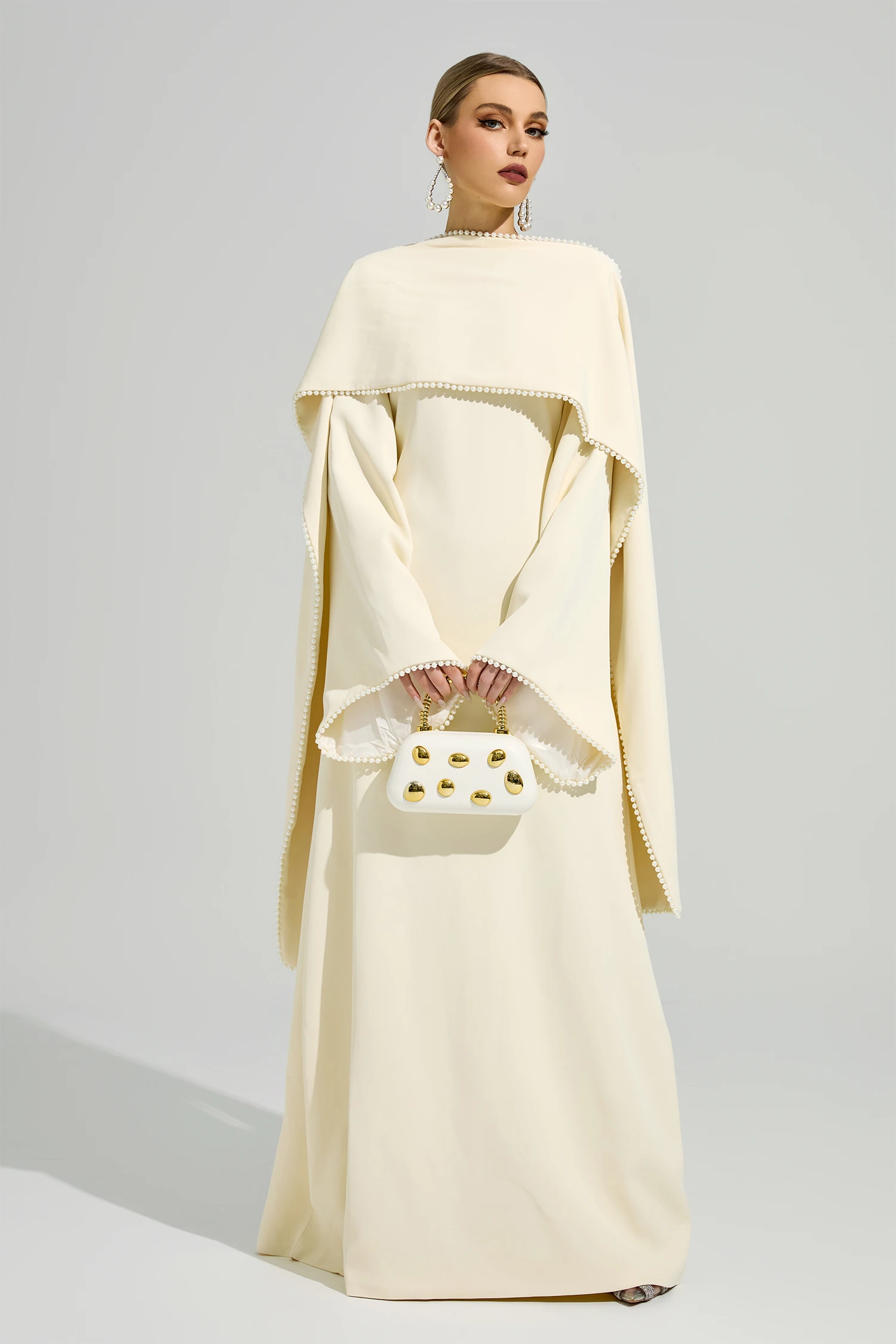 Hillevi Yellow Scarf Maxi Dress