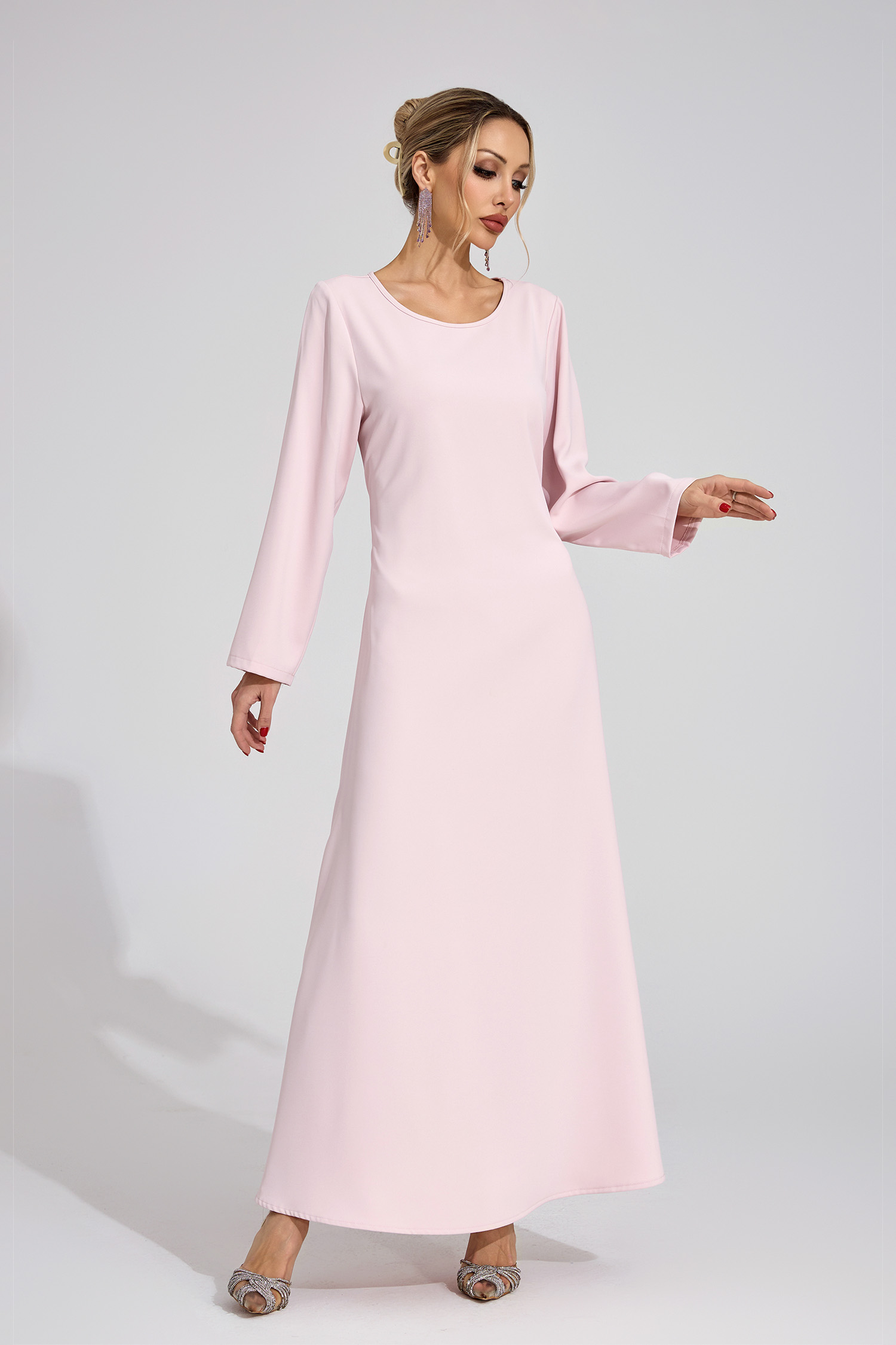 Isadora Pink Diamond Maxi Dress