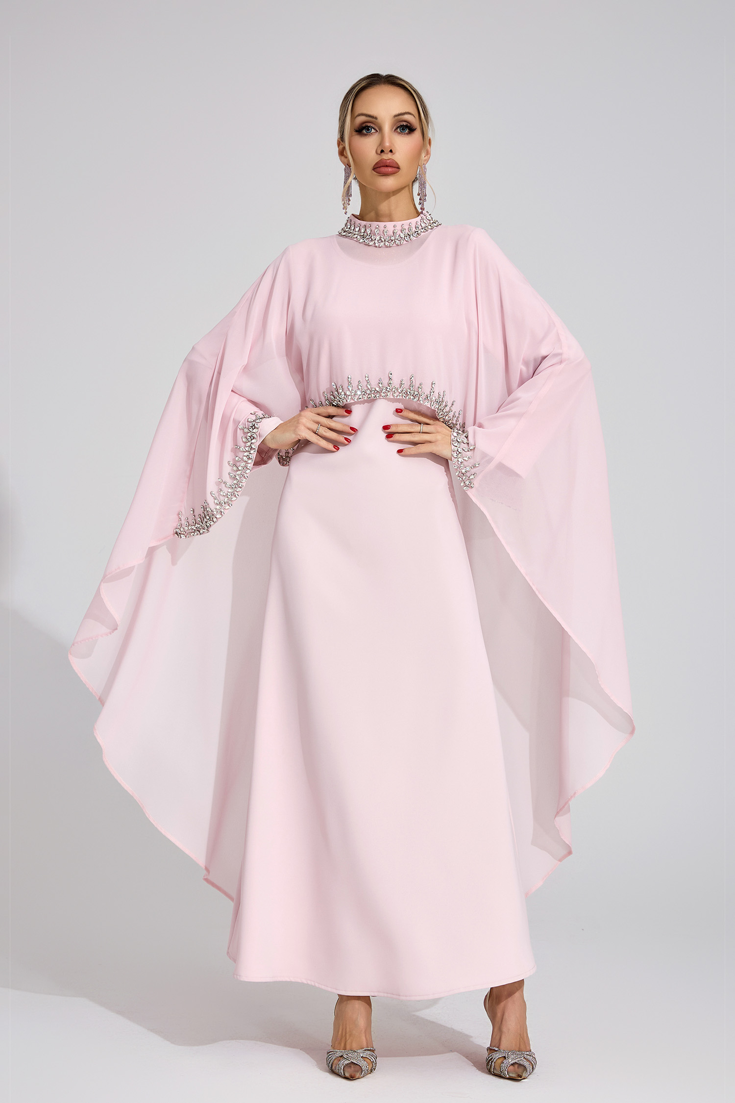 Isadora Pink Diamond Maxi Dress