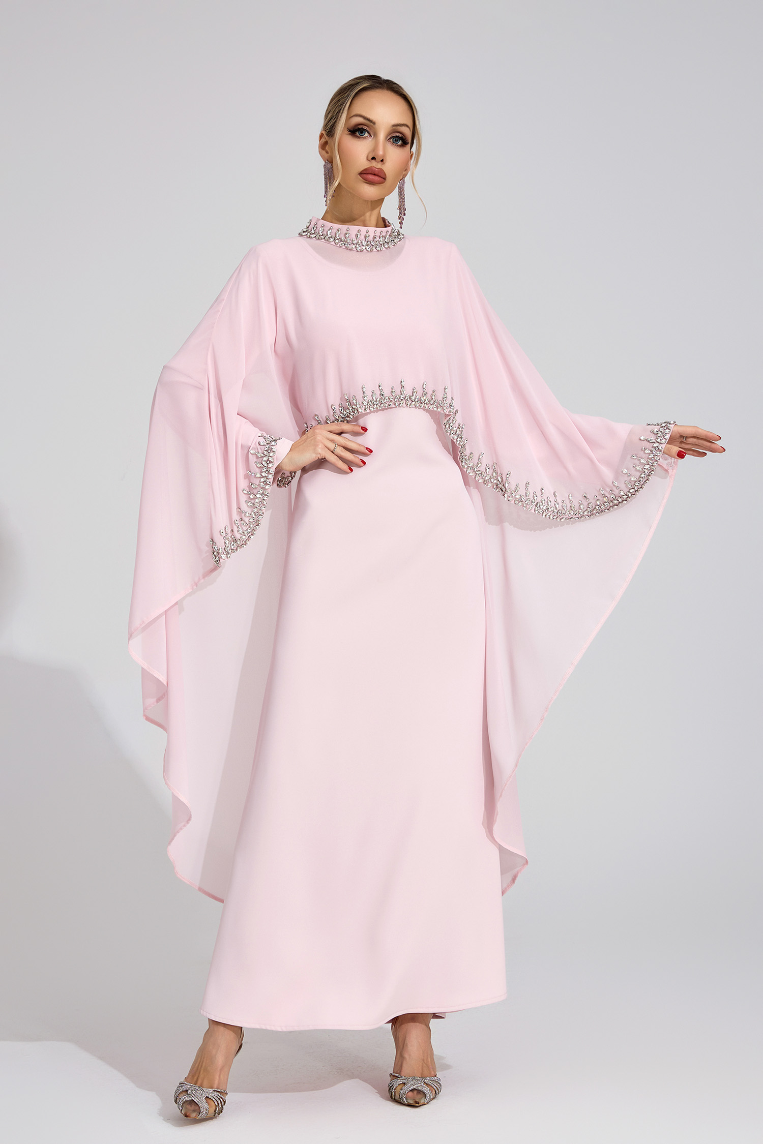 Isadora Pink Diamond Maxi Dress