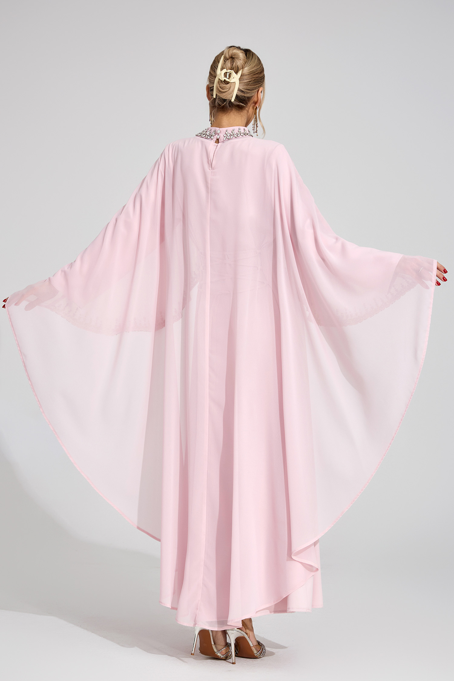 Isadora Pink Diamond Maxi Dress