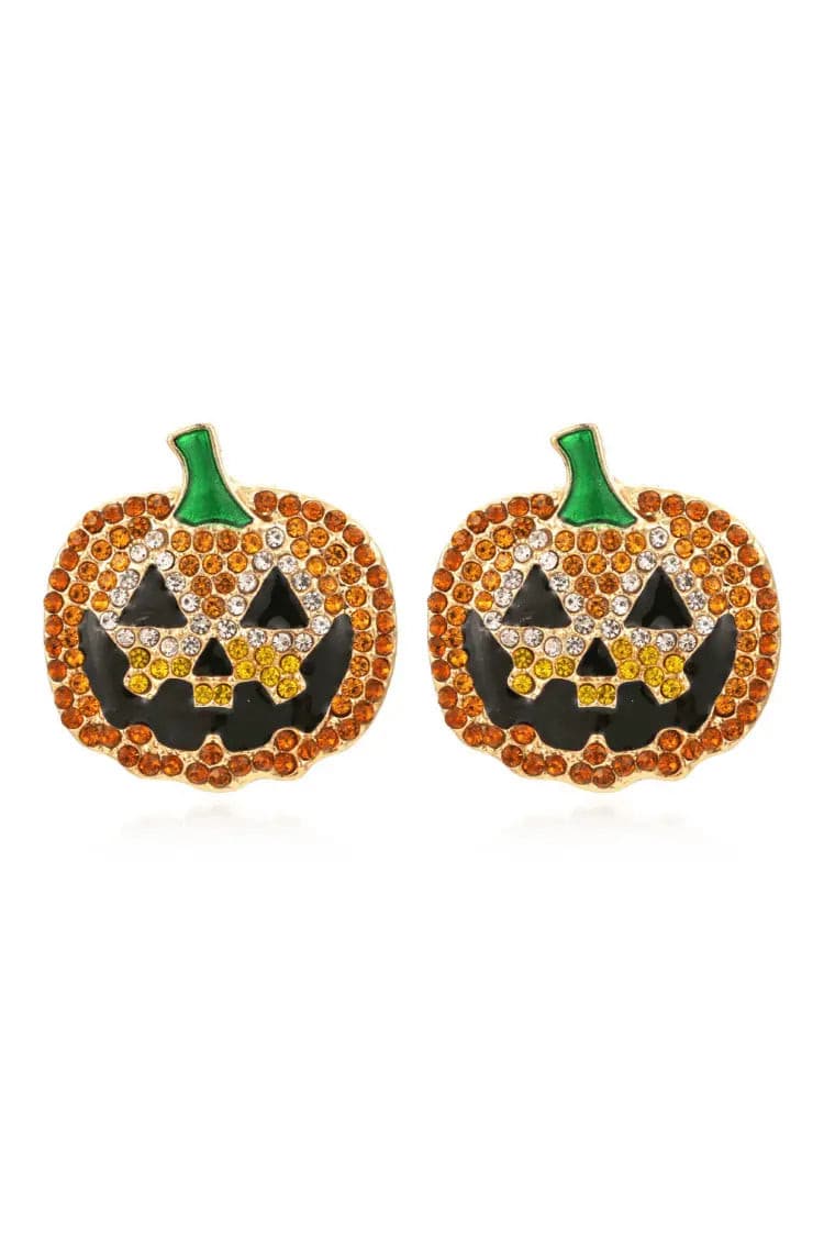 Jade Halloween Pumpkin Earrings - Catchall