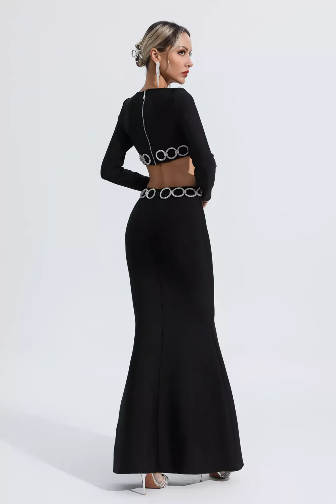 Jenna Of The Shoulder Cut Out Banadge Dress main image 0