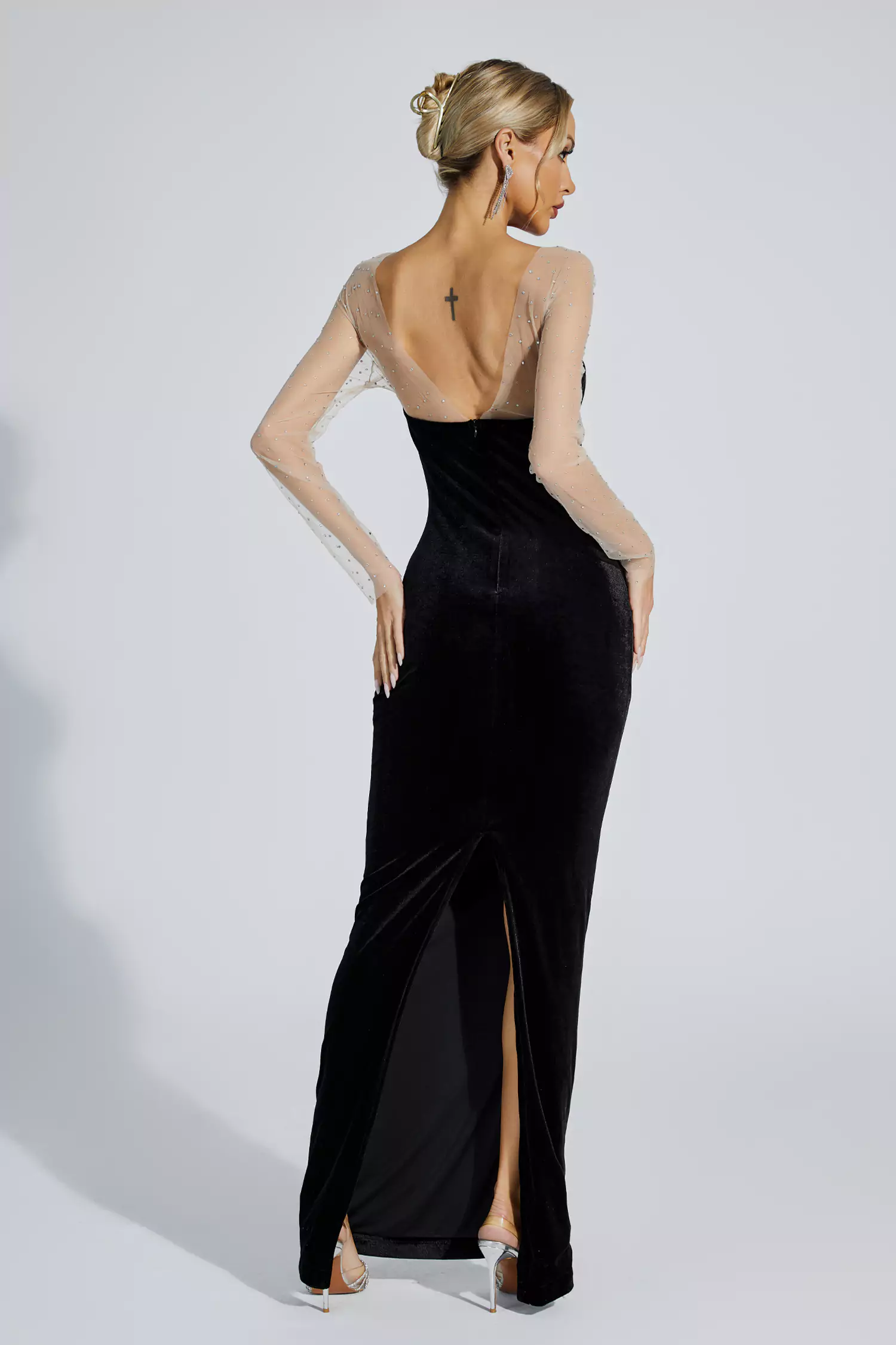 Jaylani Black Tube Top Maxi Dress-CATCHALL