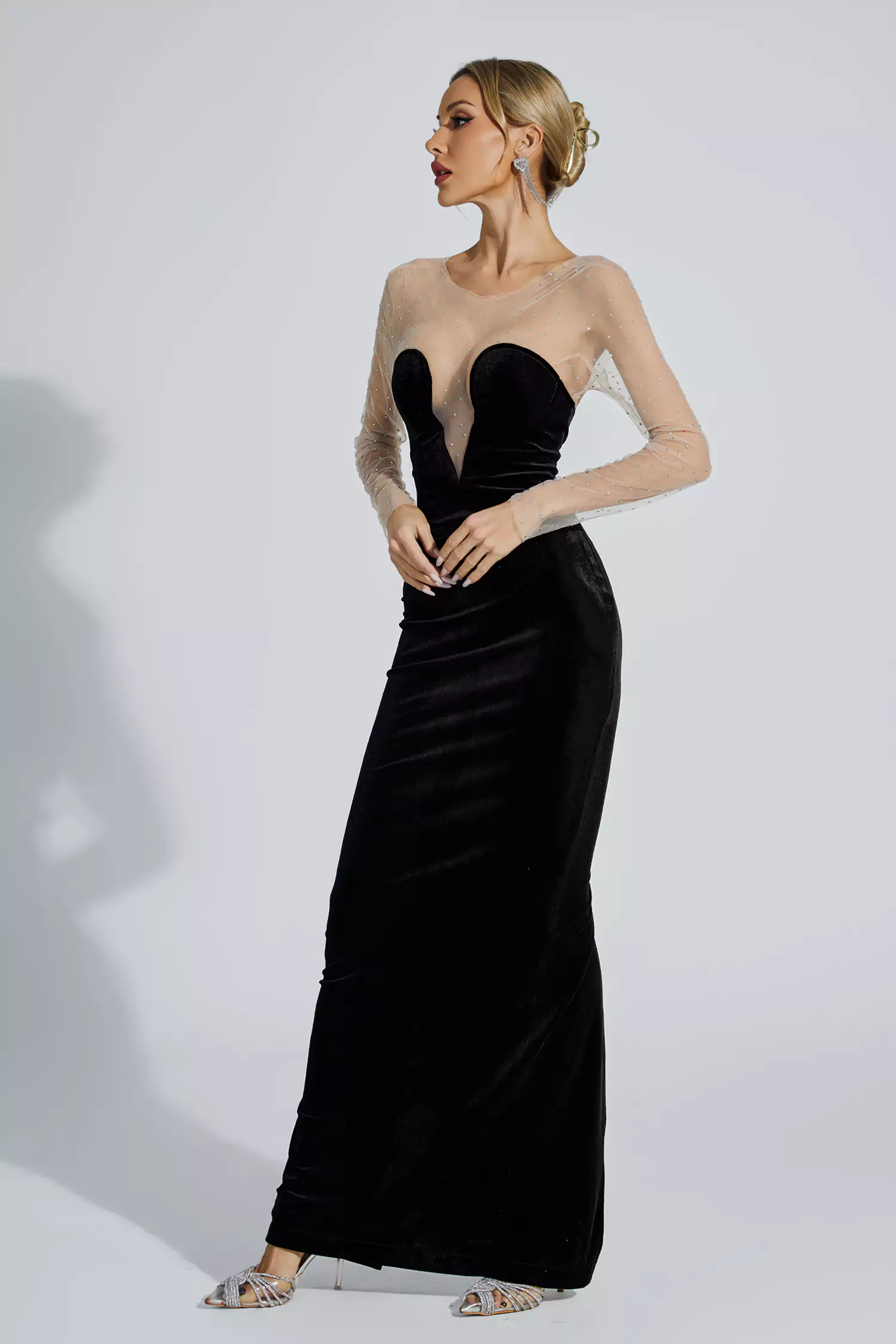 Jaylani Black Tube Top Maxi Dress-CATCHALL