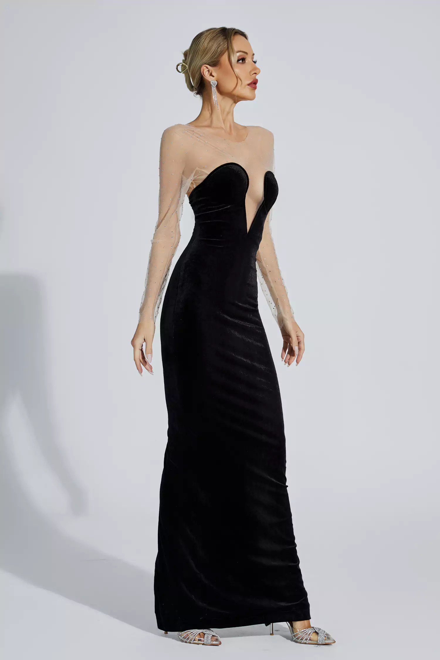 Jaylani Black Tube Top Maxi Dress-CATCHALL