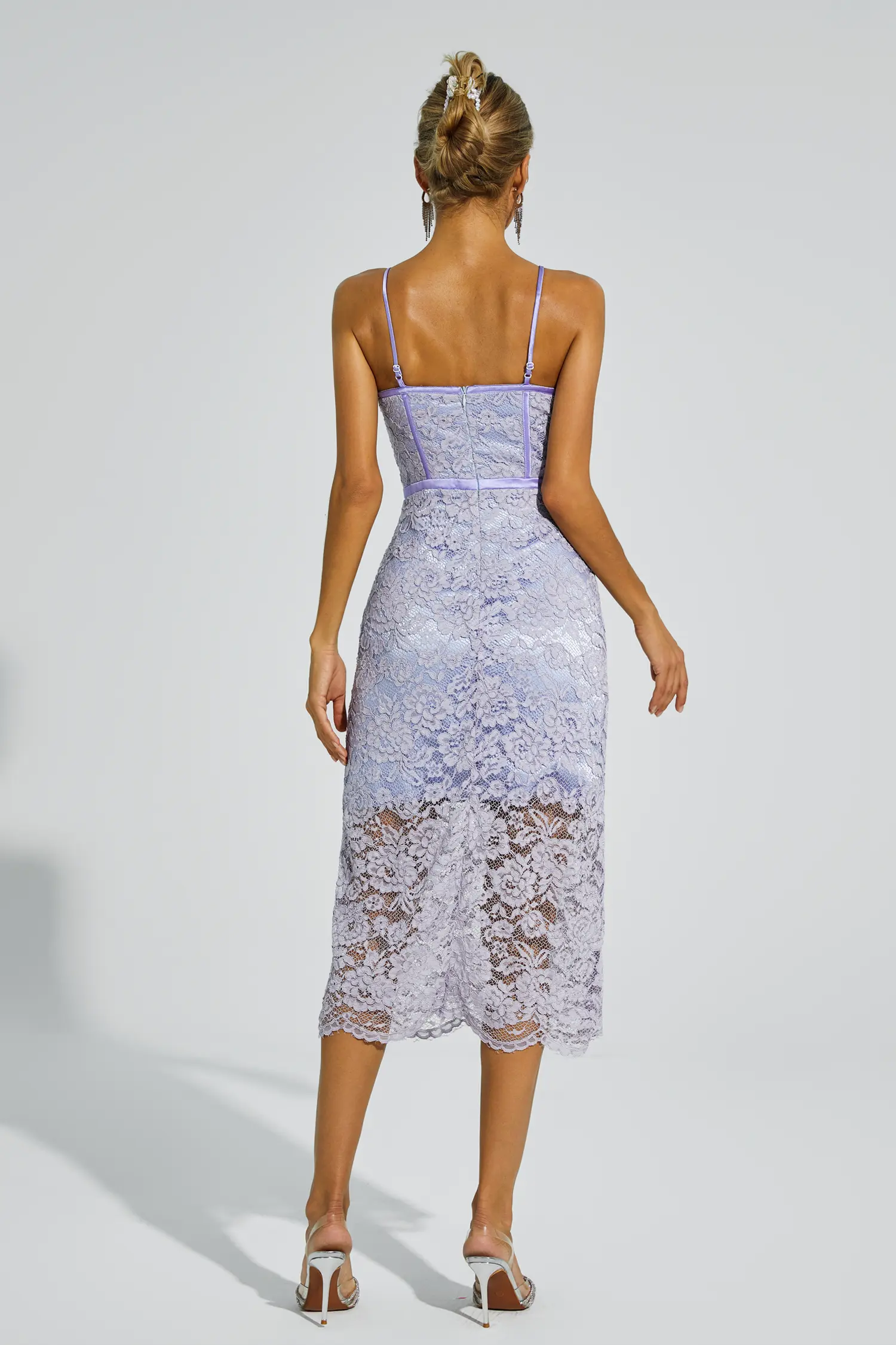 Joel Purple Lace Slip Dress-CATCHALL