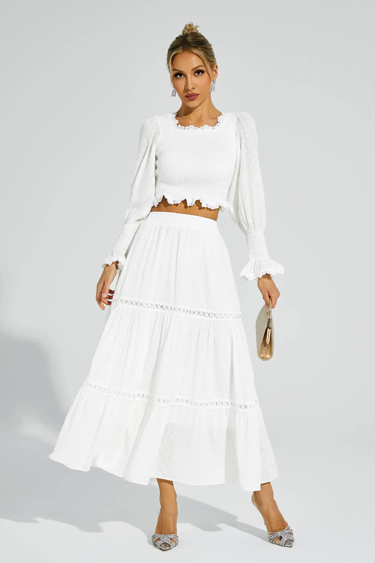 Jonas White Polka Dot Set-CATCHALL