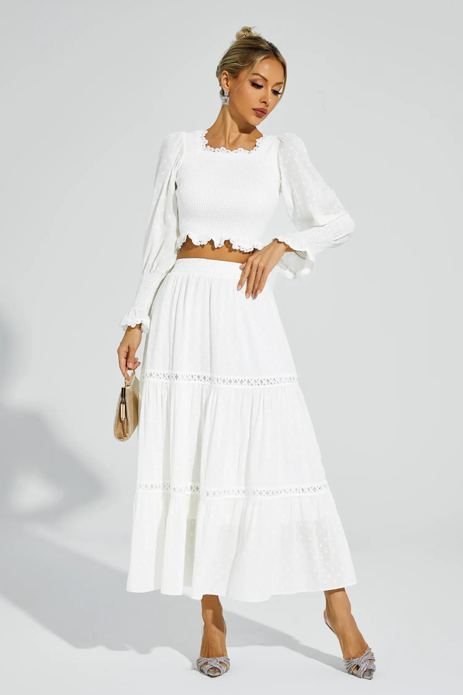 Jonas White Polka Dot Set-CATCHALL