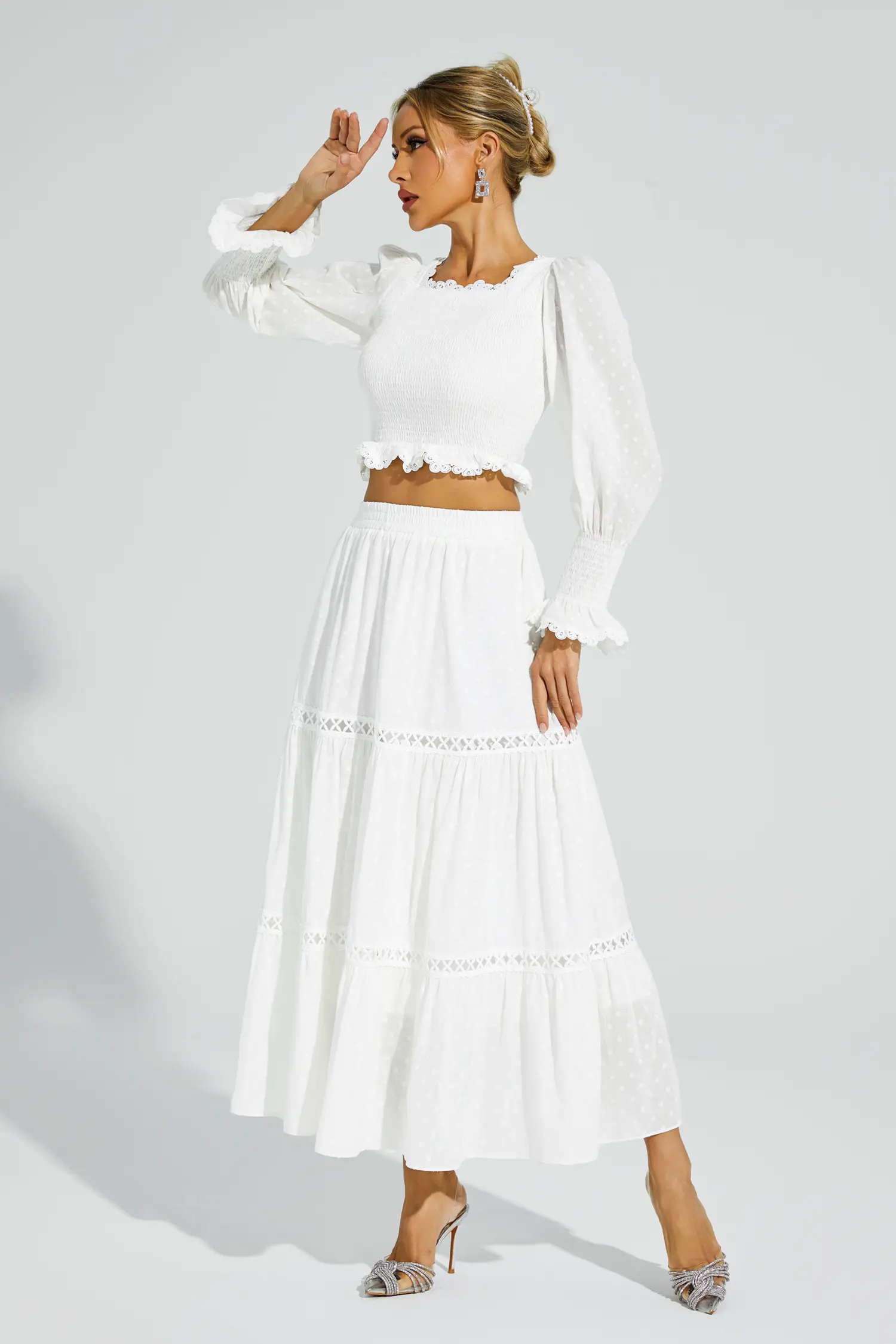 Jonas White Polka Dot Set-CATCHALL