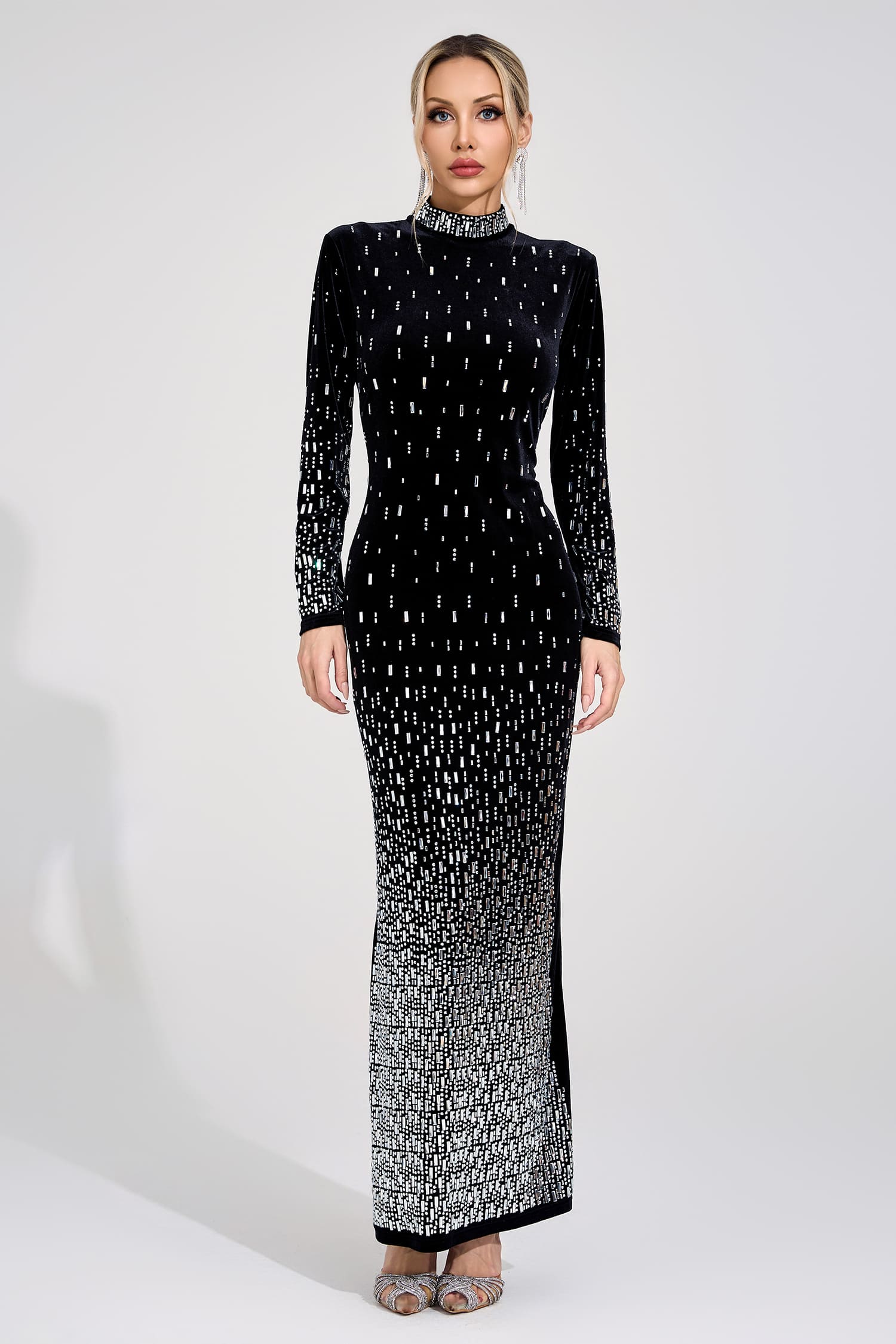 ​ Jonna Black Mermaid Maxi Dress