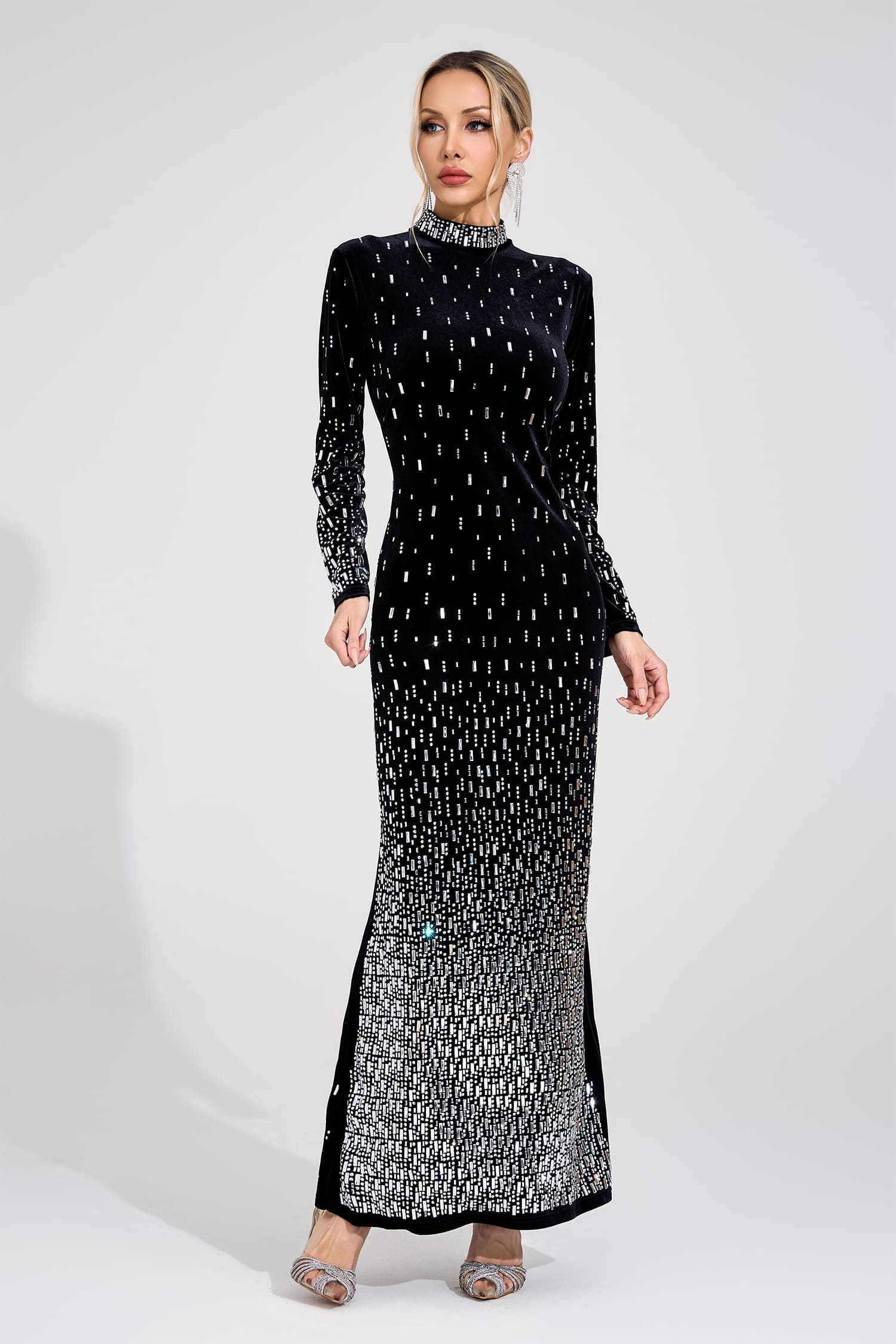 ​ Jonna Black Mermaid Maxi Dress