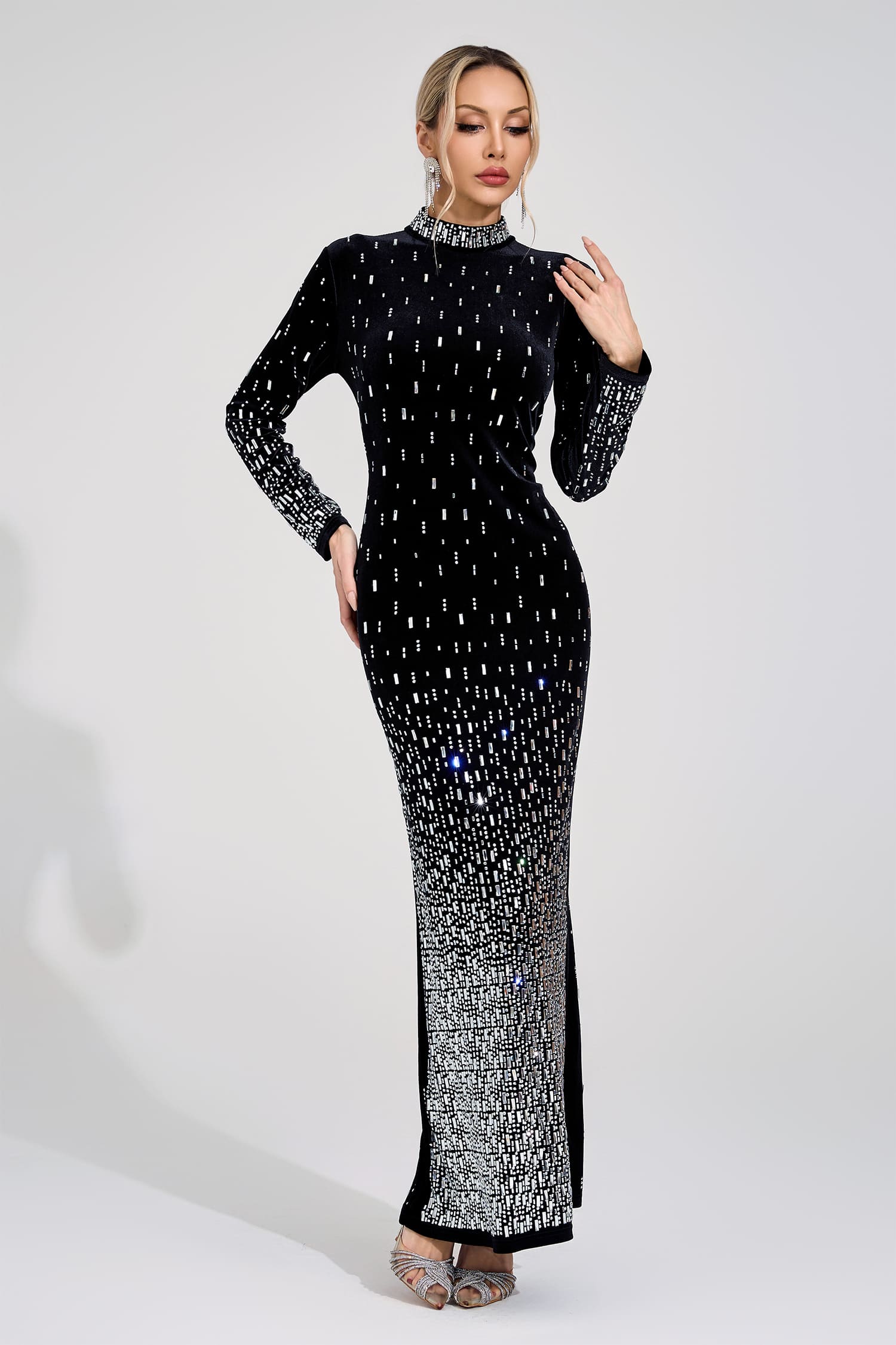 ​ Jonna Black Mermaid Maxi Dress