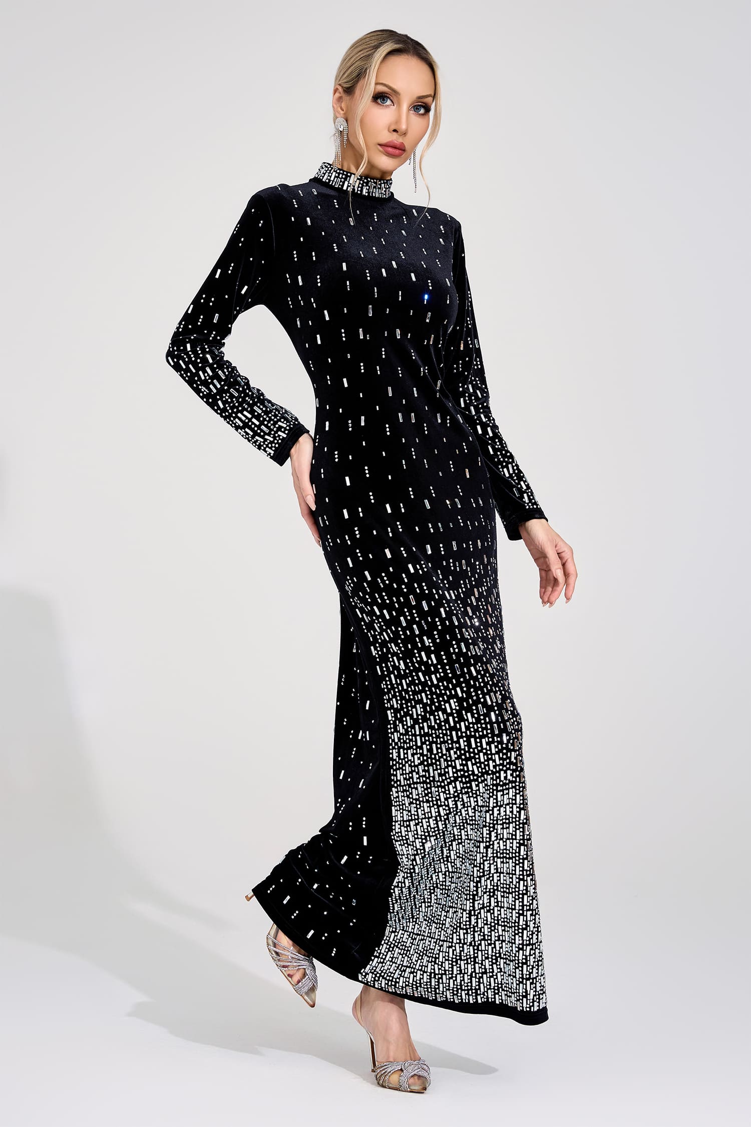 ​ Jonna Black Mermaid Maxi Dress