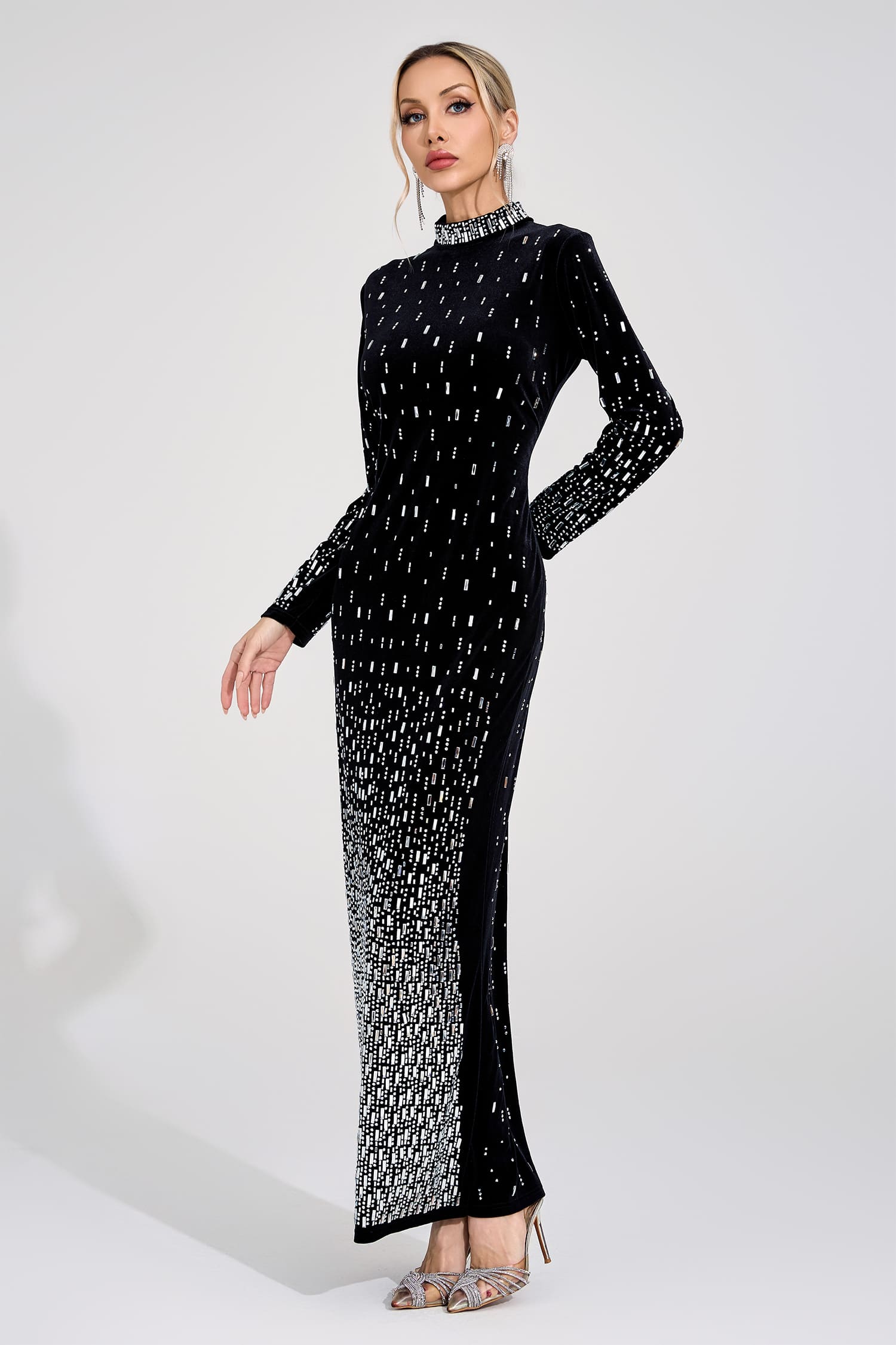 ​ Jonna Black Mermaid Maxi Dress