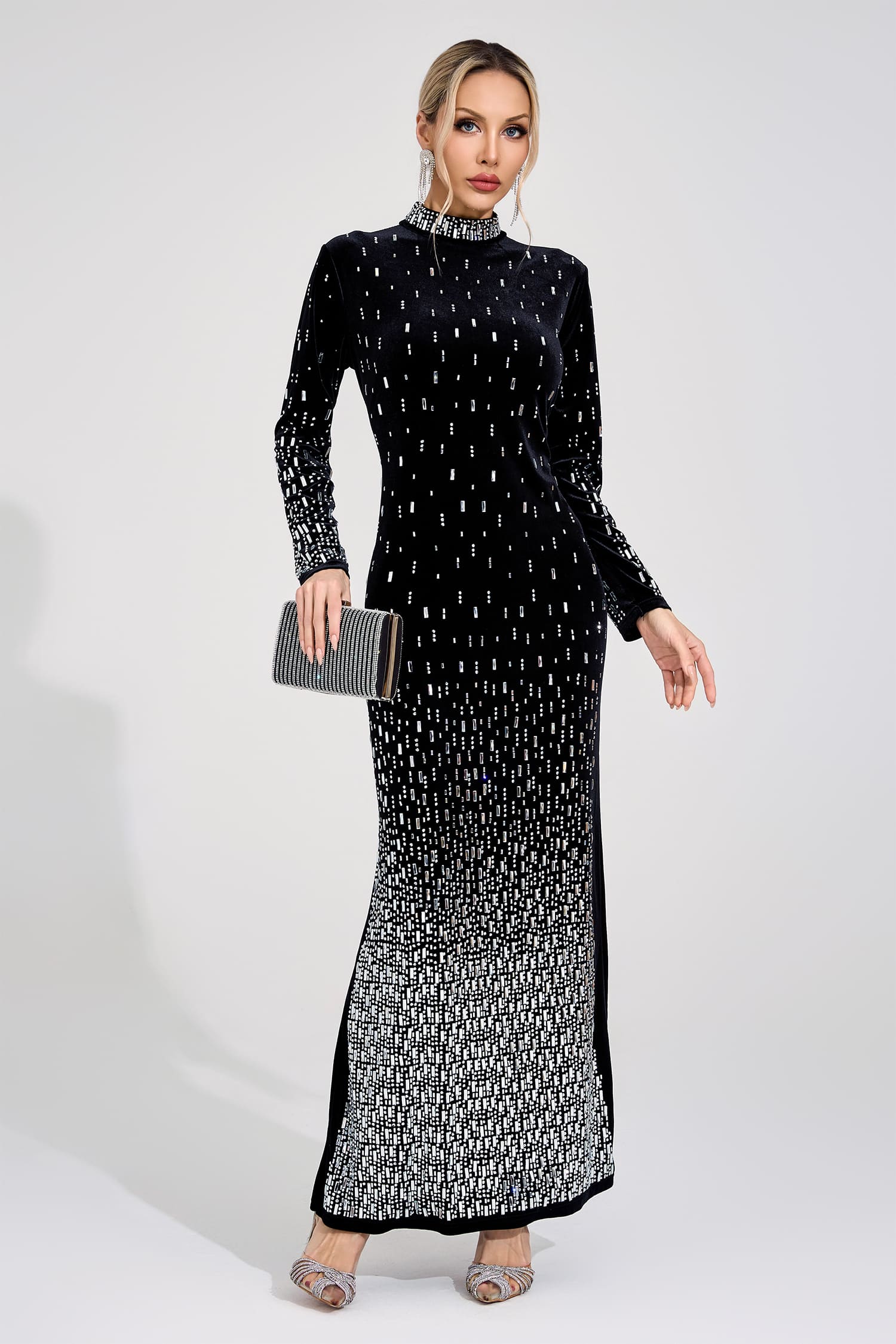​ Jonna Black Mermaid Maxi Dress