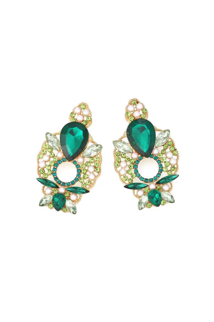 Josie Rhinestone Earrings-CATCHALL