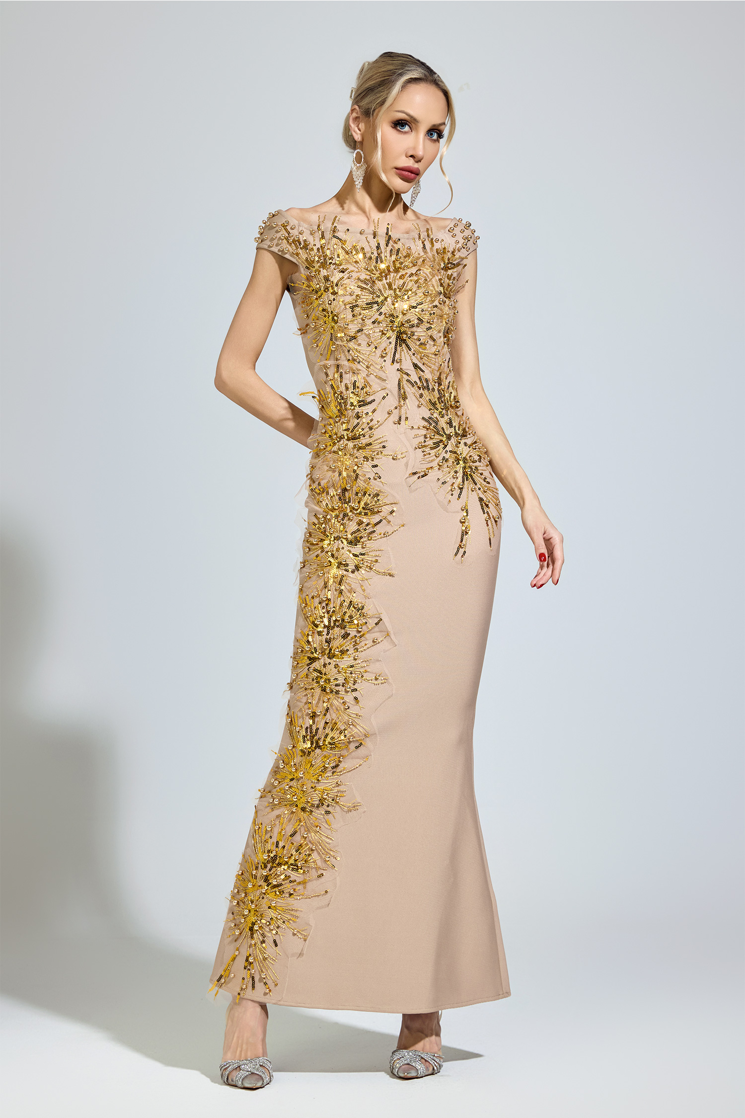 Jung Apricot Mermaid Formal Dress