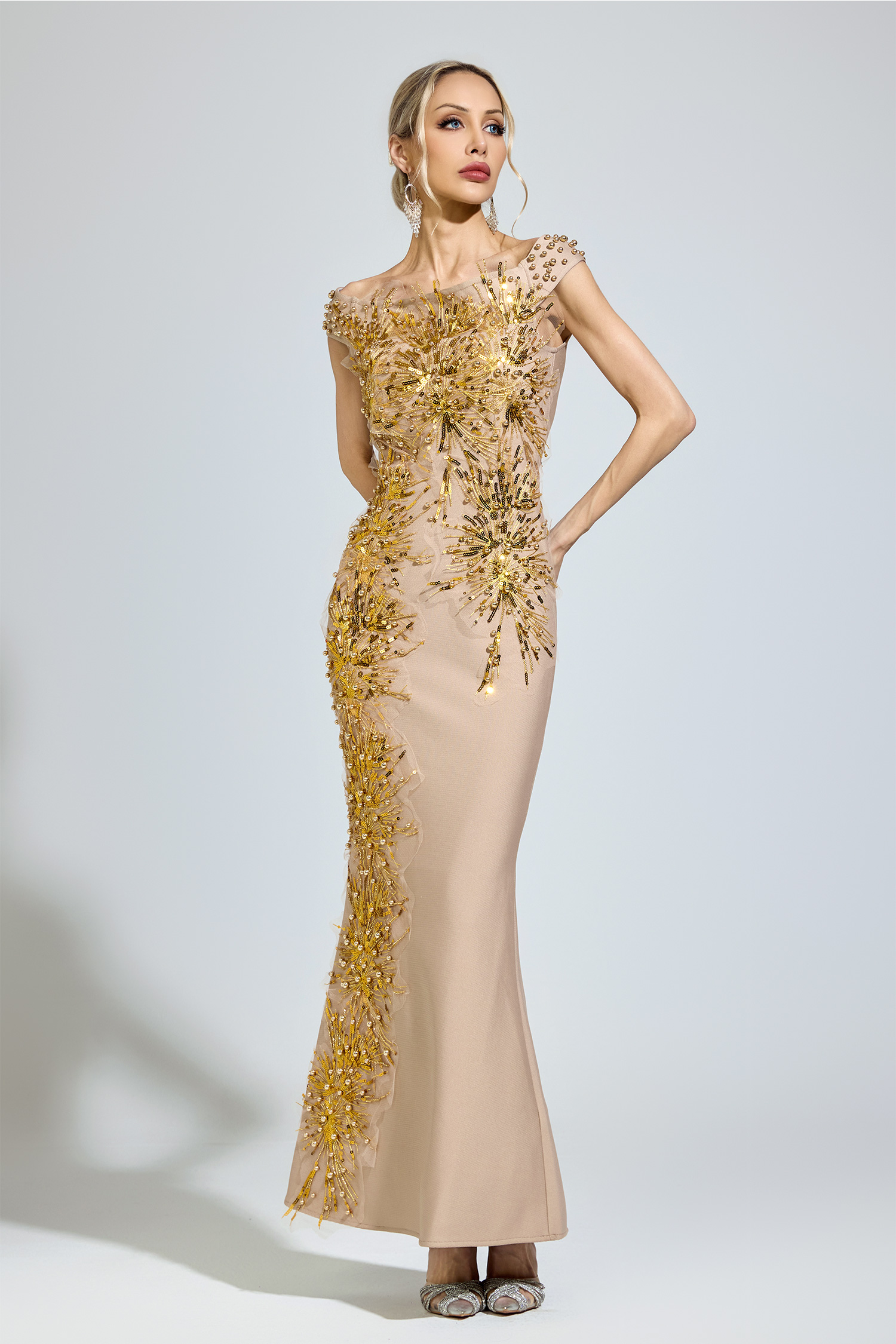 Jung Apricot Mermaid Formal Dress