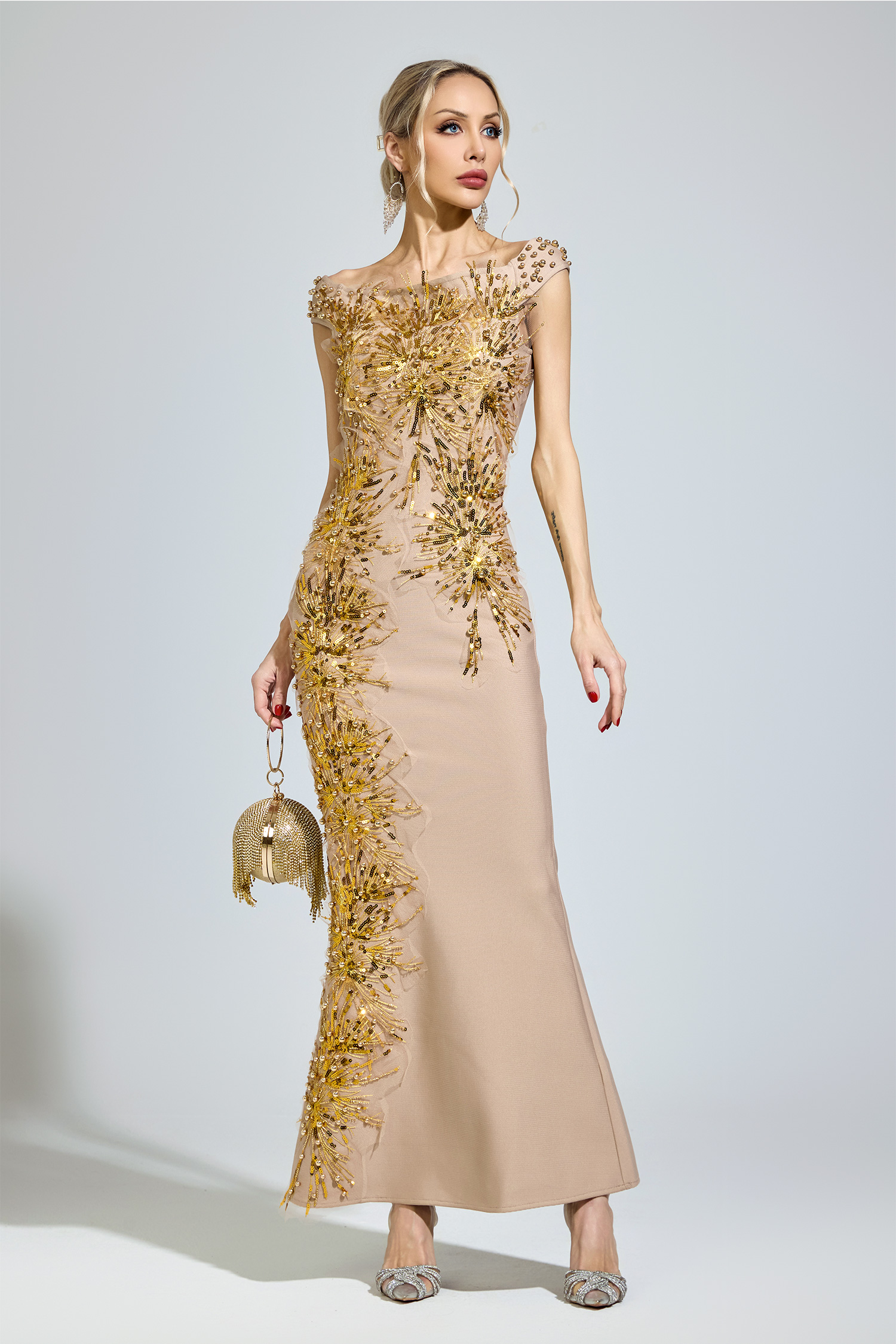 Jung Apricot Mermaid Formal Dress