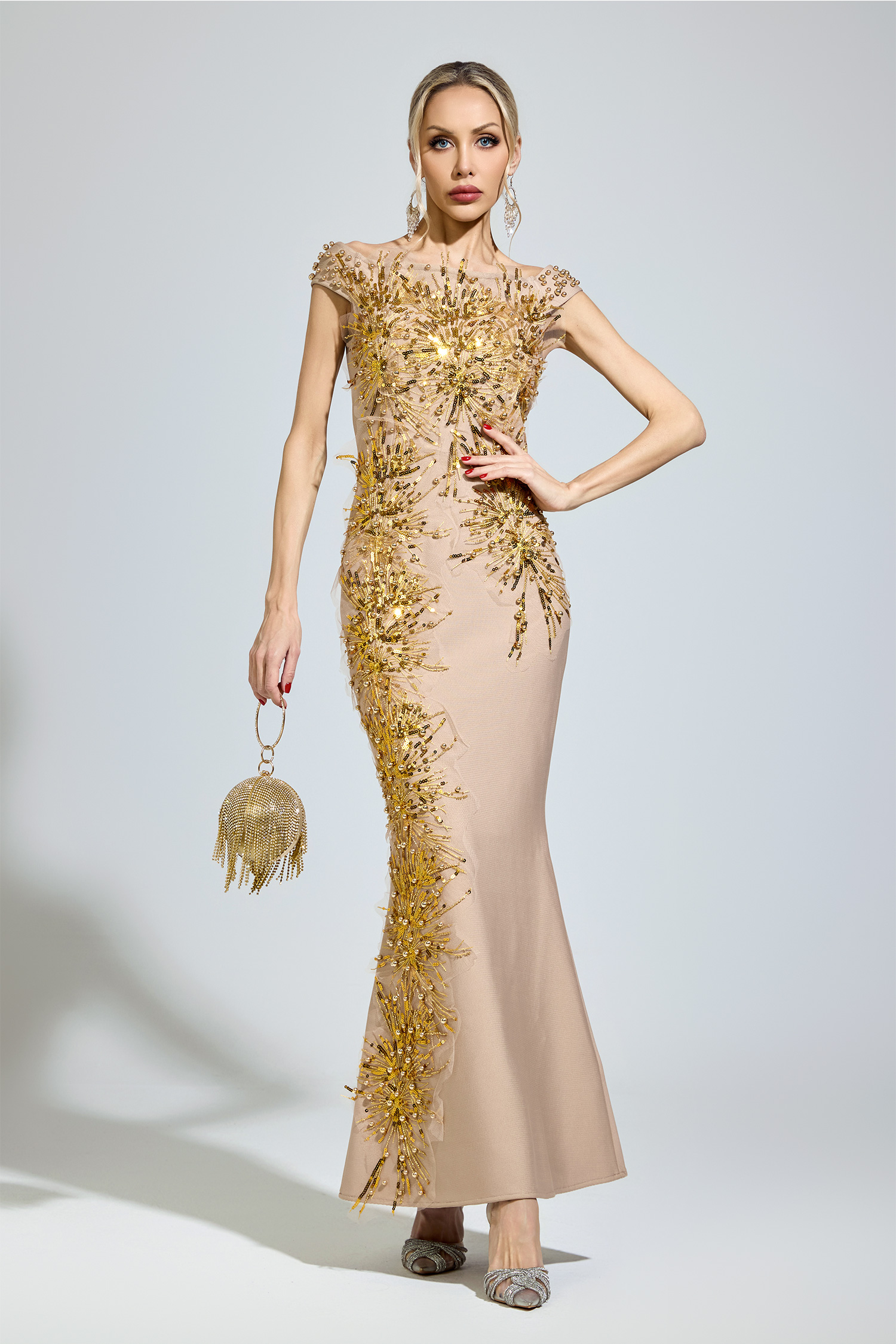 Jung Apricot Mermaid Formal Dress