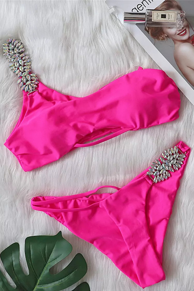 Kali Rose Red Crystal Bikini-CATCHALL