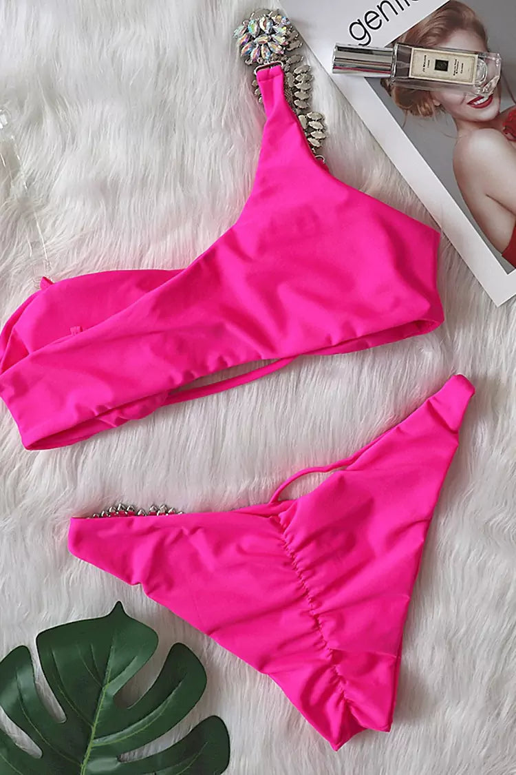 Kali Rose Red Crystal Bikini-CATCHALL