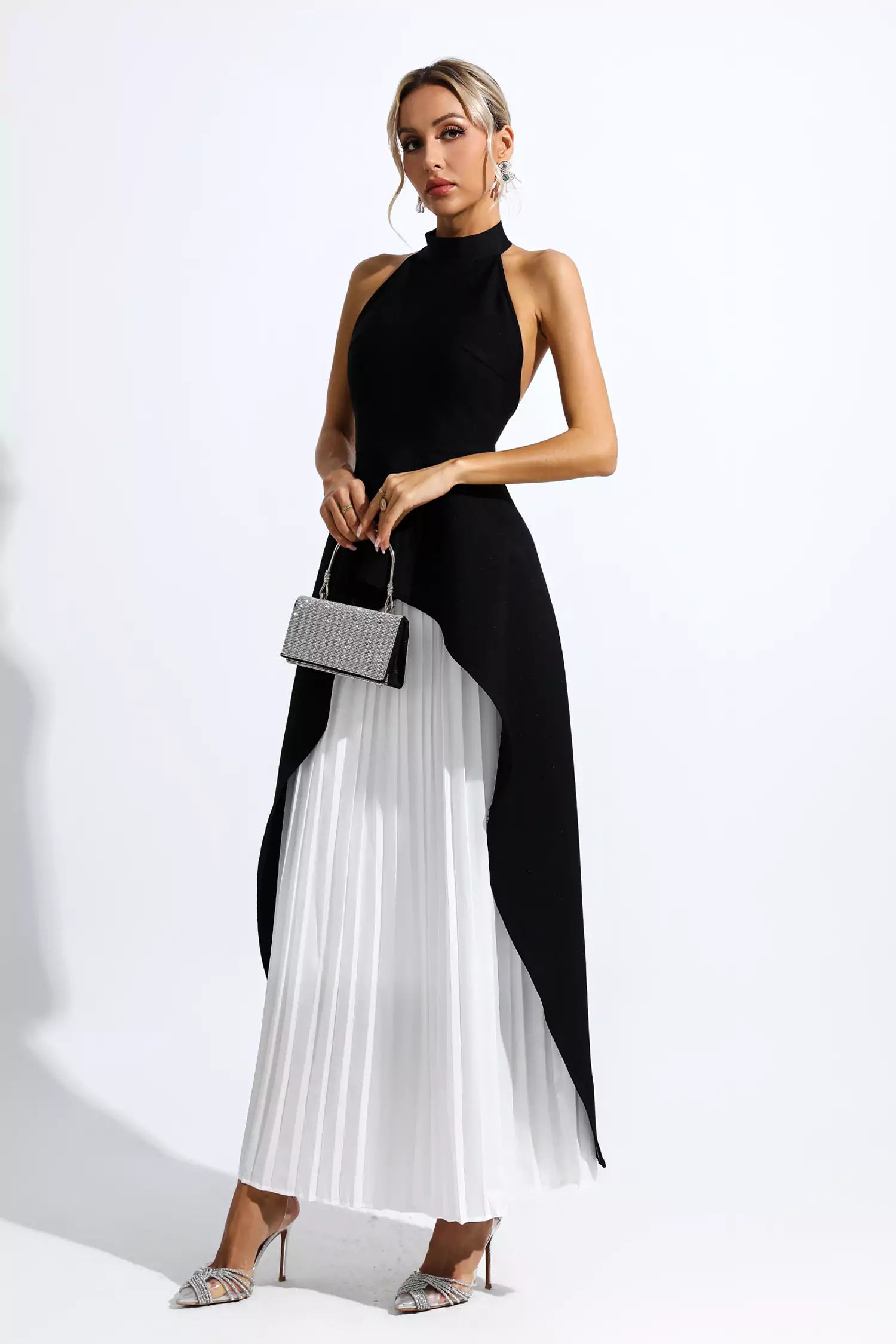 Kamryn Black White Irregular Set-CATCHALL