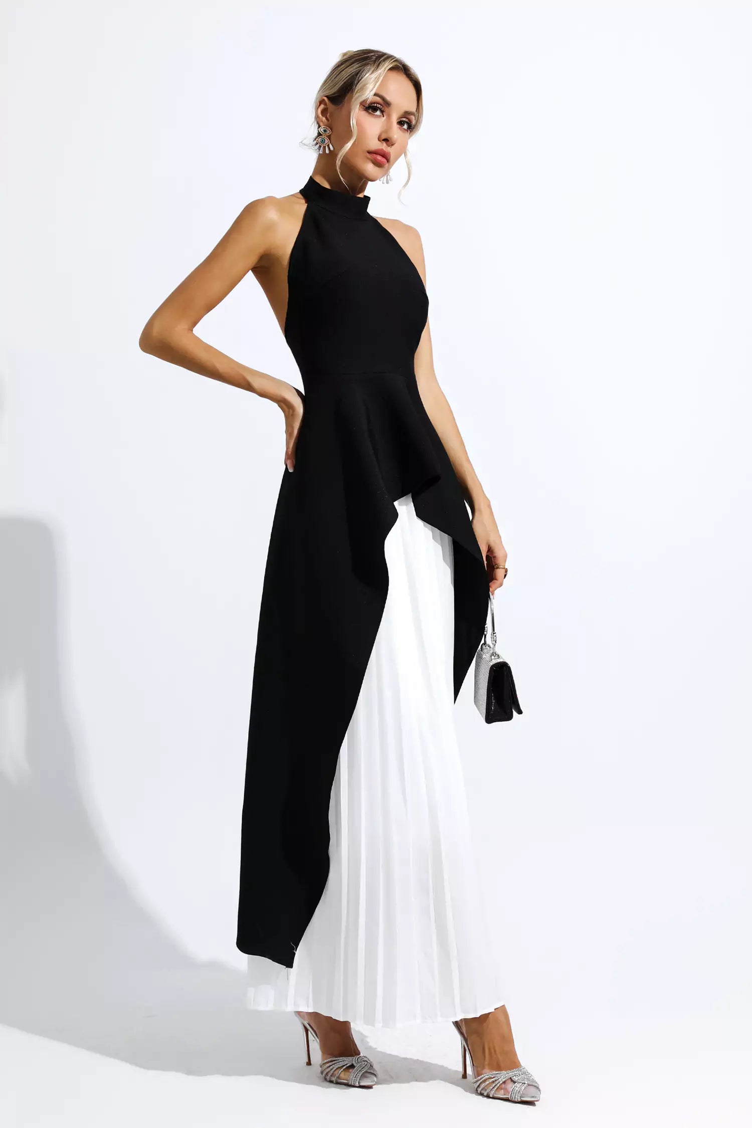 Kamryn Black White Irregular Set-CATCHALL