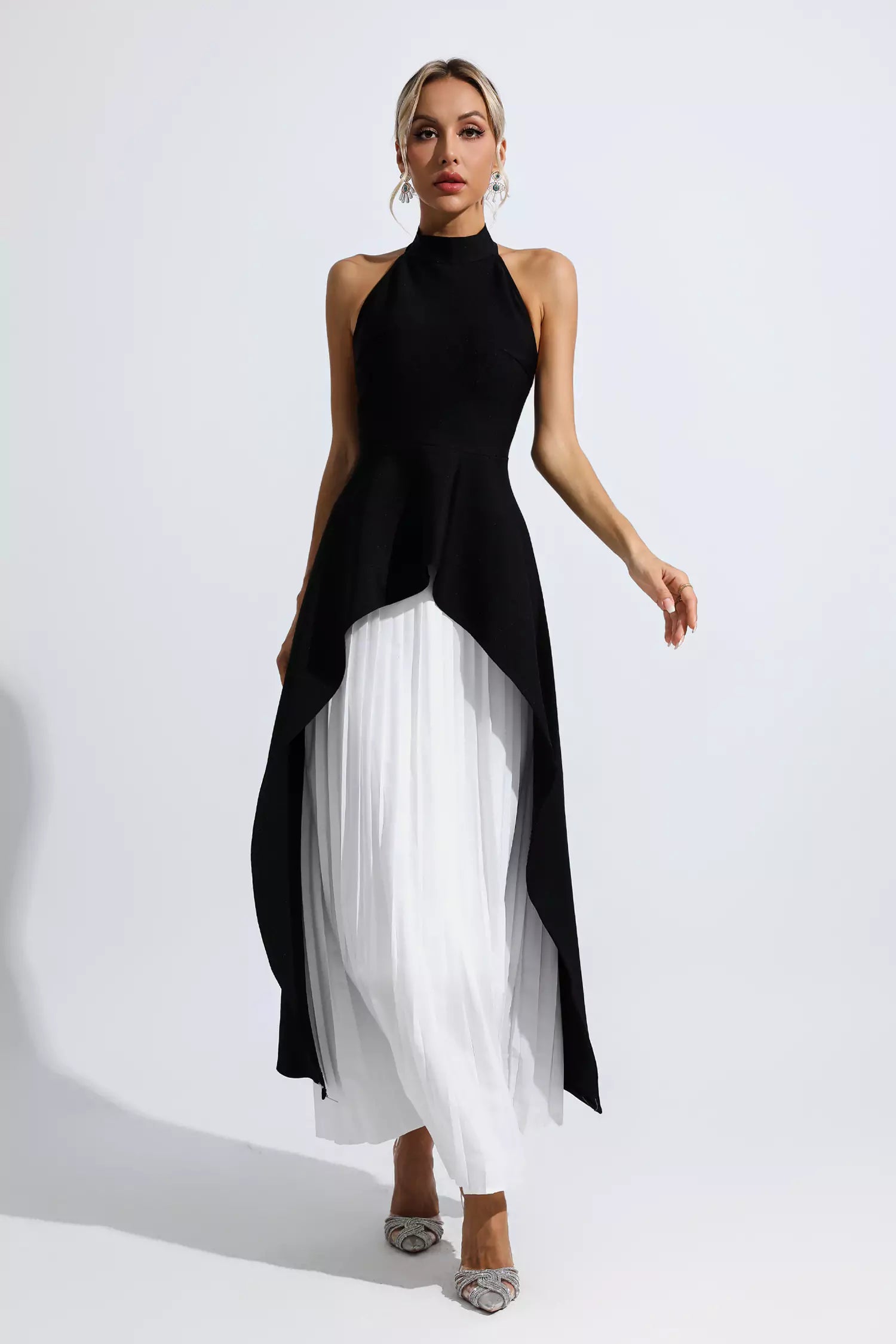 Kamryn Black White Irregular Set-CATCHALL