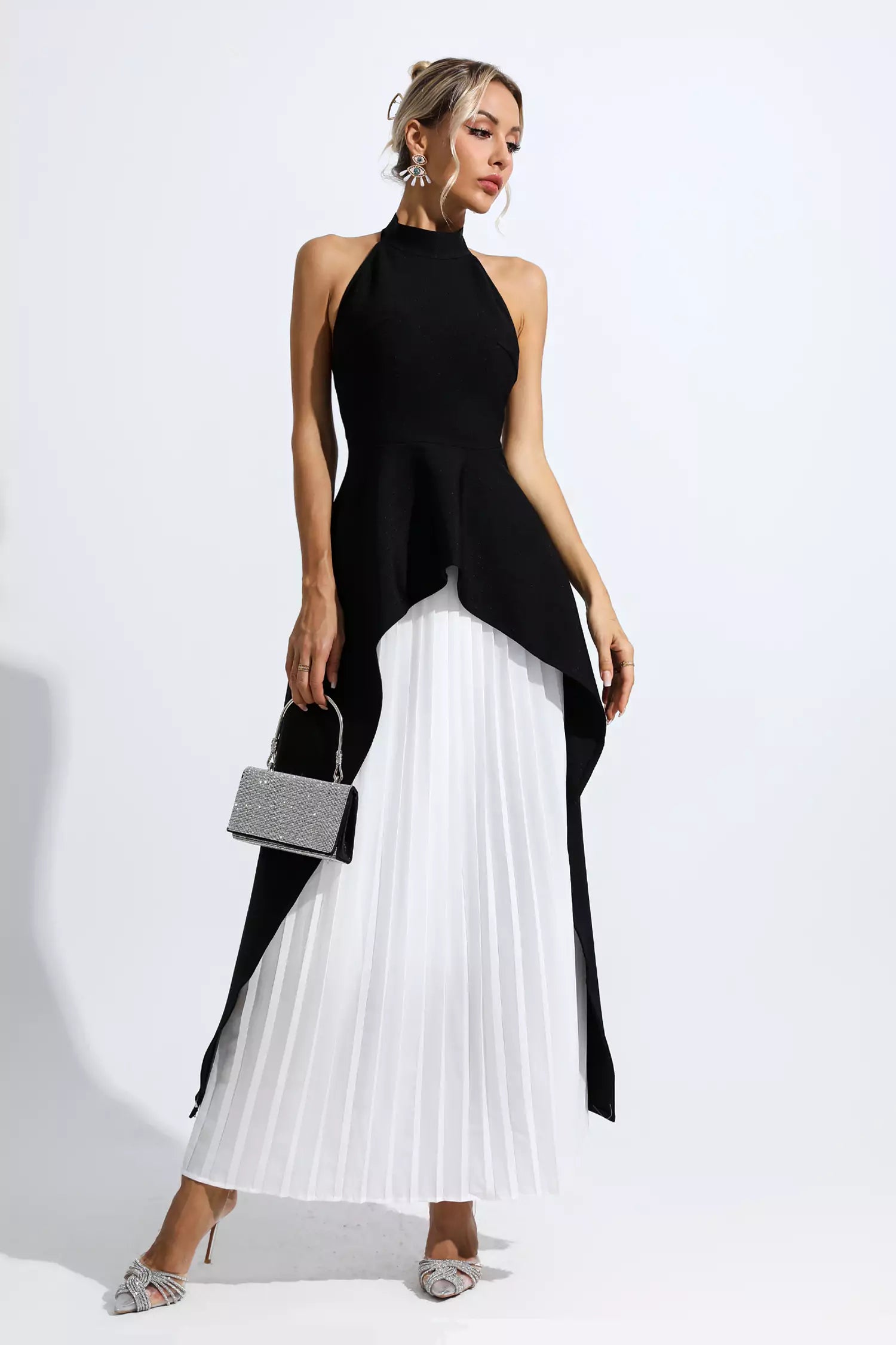 Kamryn Black White Irregular Set-CATCHALL