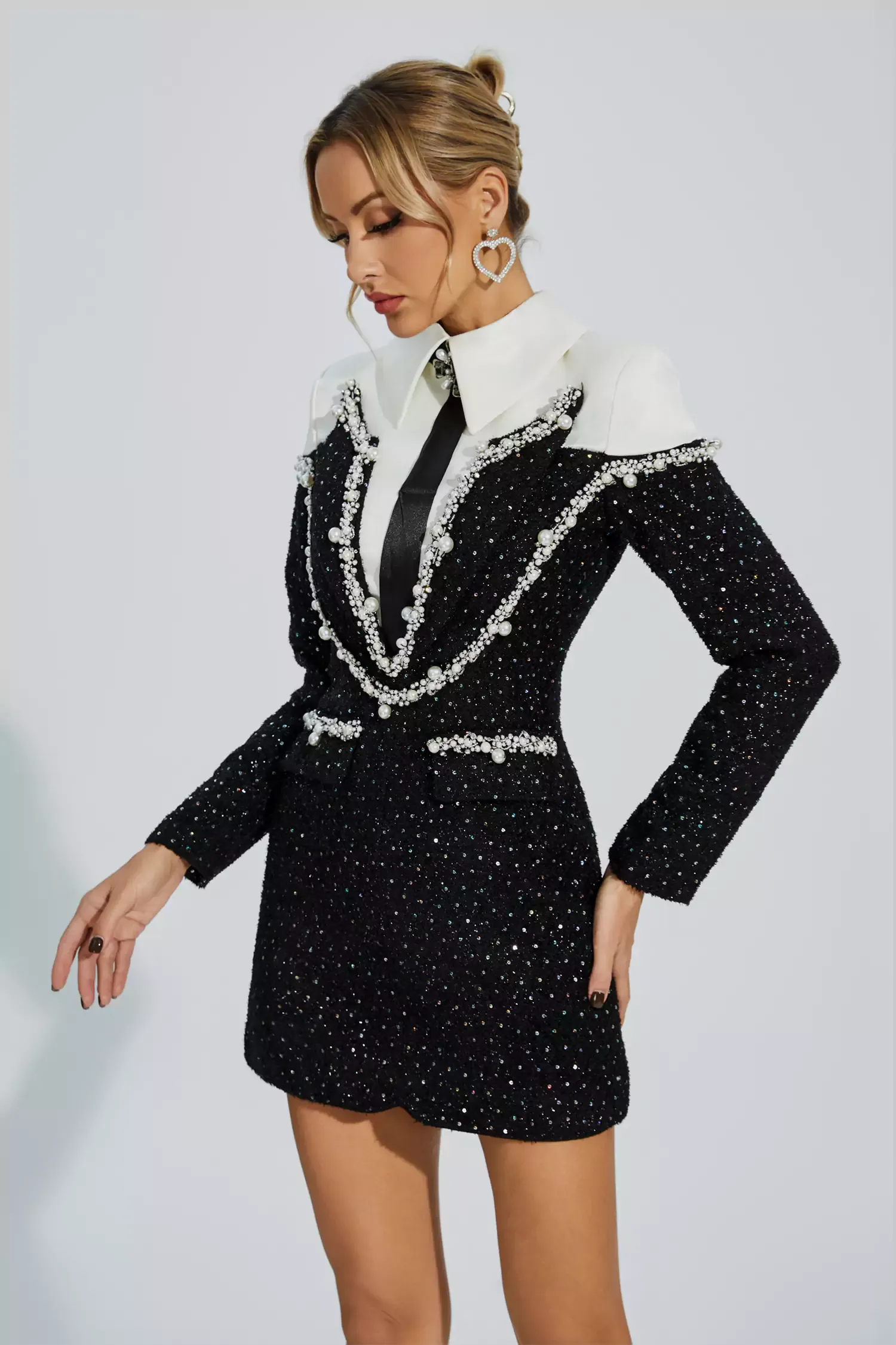 U-CAT Diamond Embellished Dress main image 0