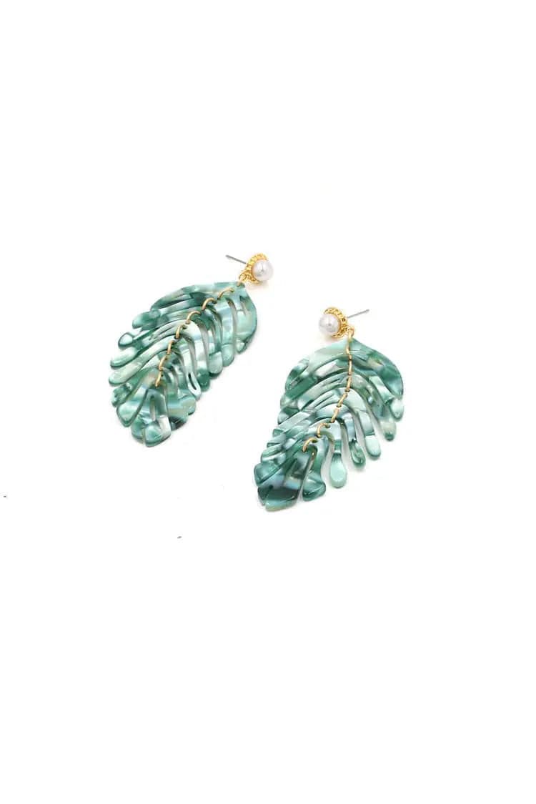 Kaylee Leaf Earrings-CATCHALL