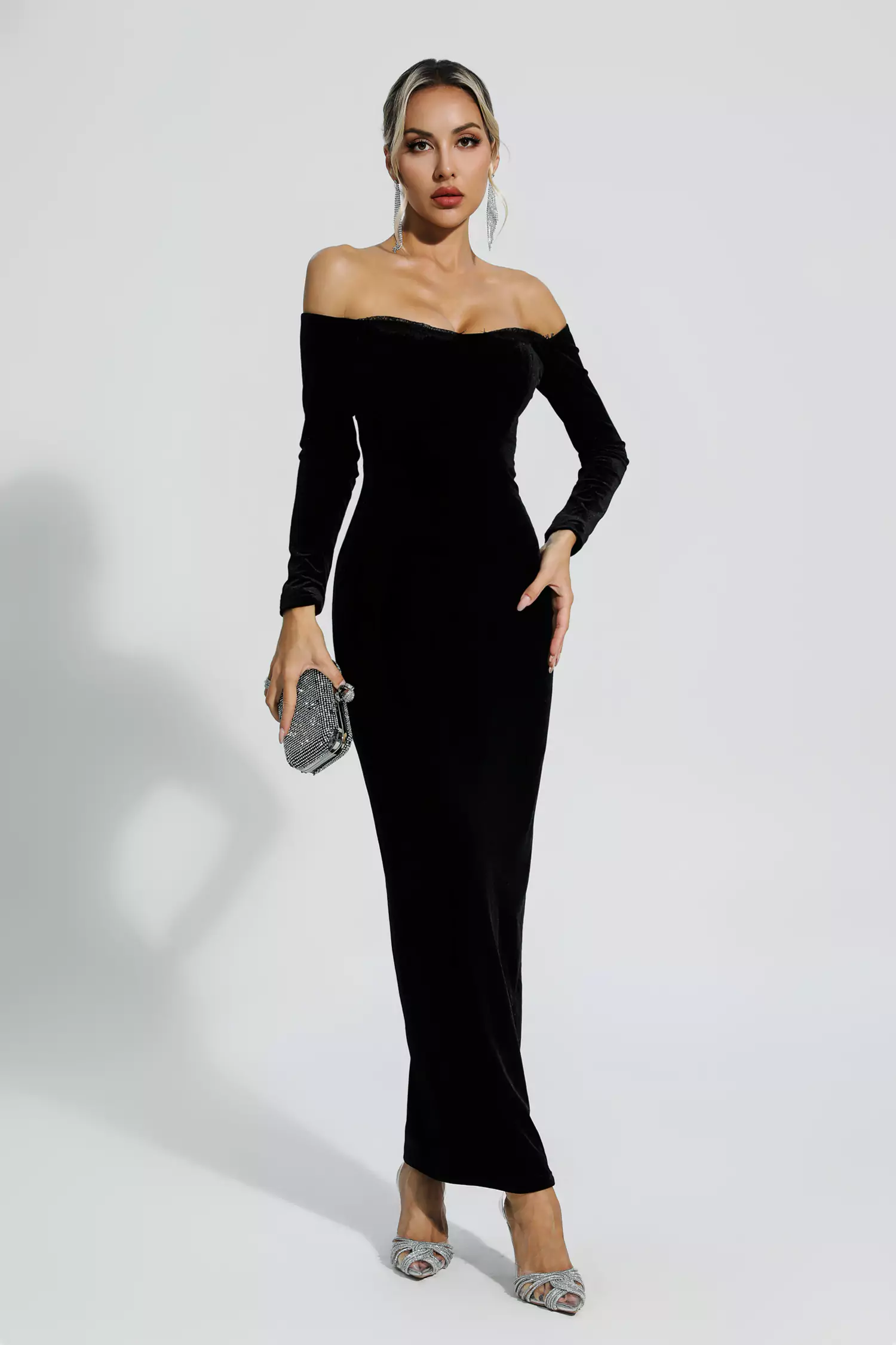 Black Maxi Dress - Square Neck Maxi Dress - Balloon Sleeve Dress - Lulus