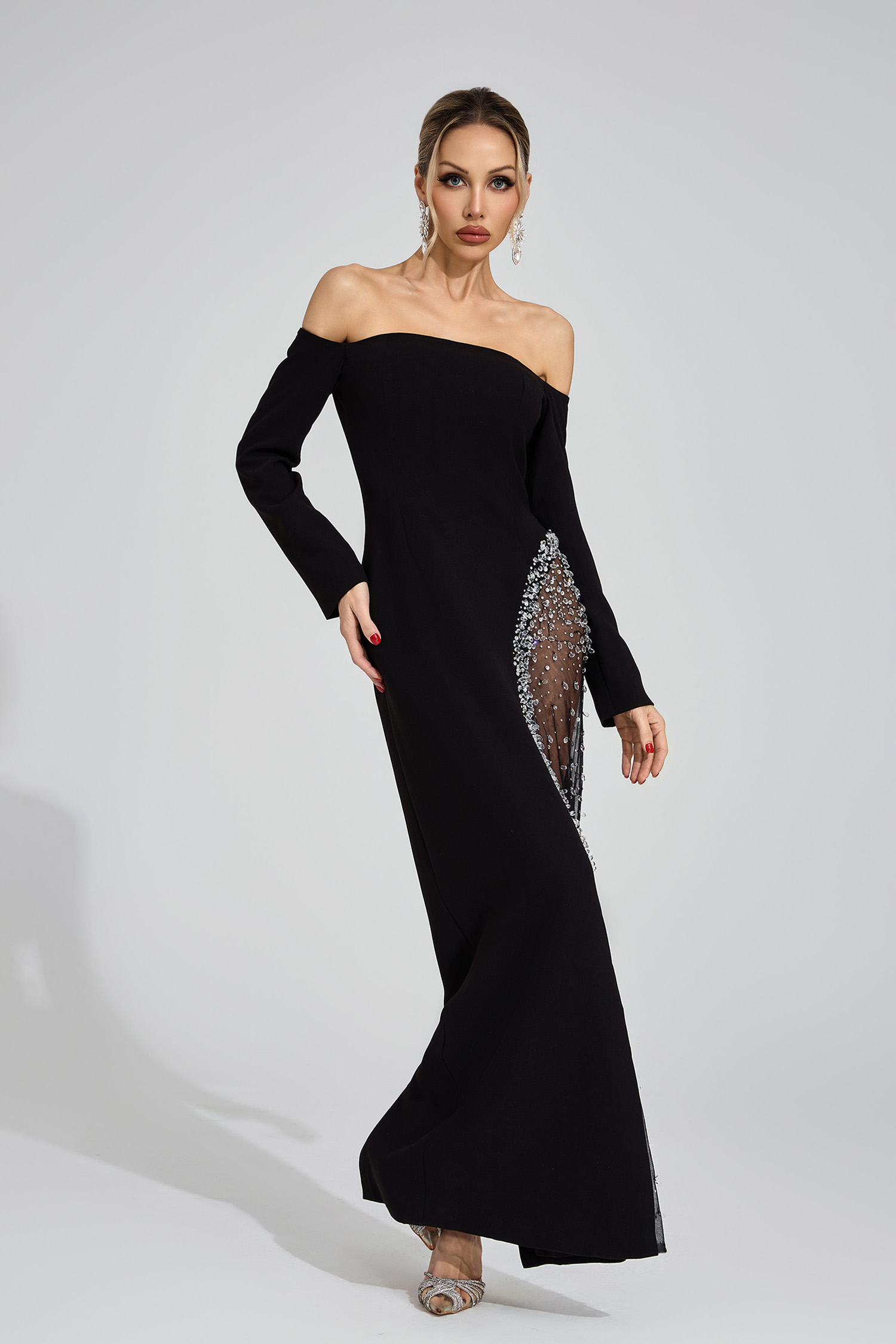 Kismet Black Diamond Maxi Dress