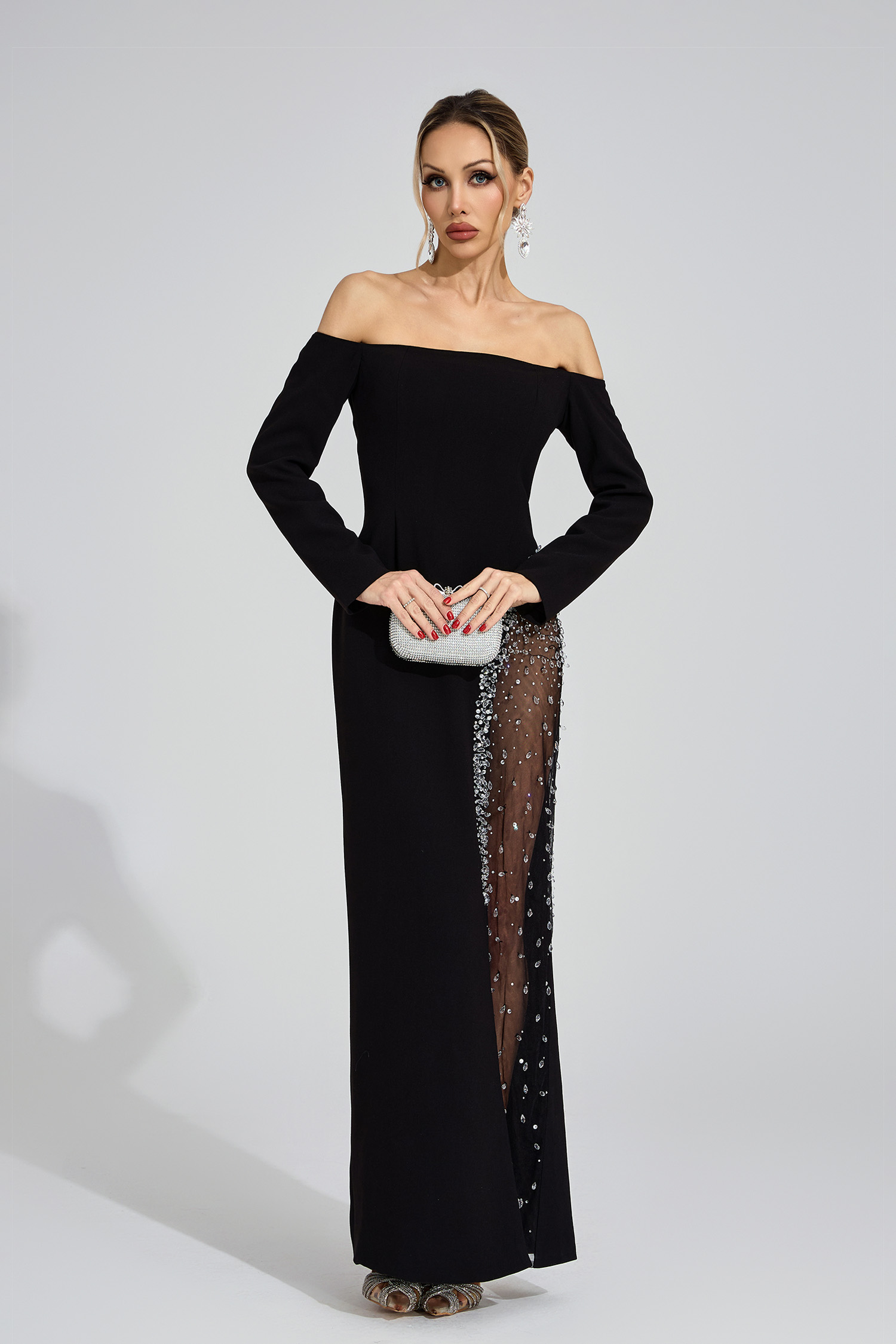 Kismet Black Diamond Maxi Dress
