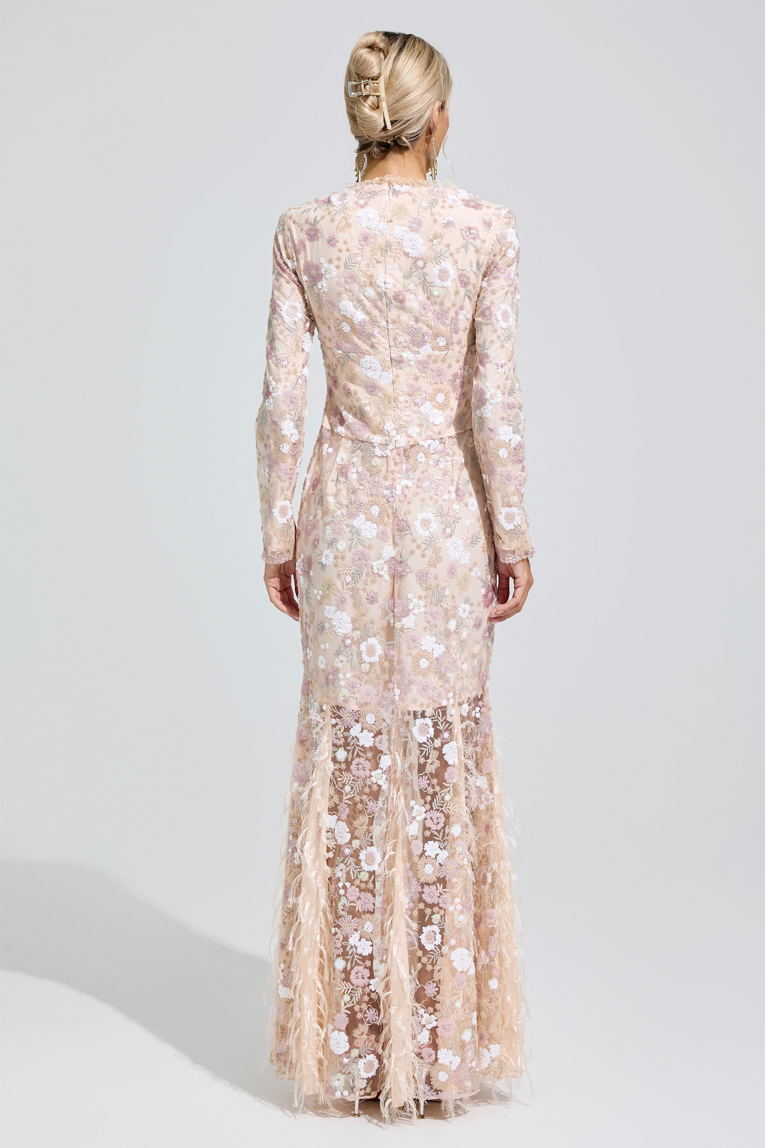 Kusama Floral Lace Mermaid Dress